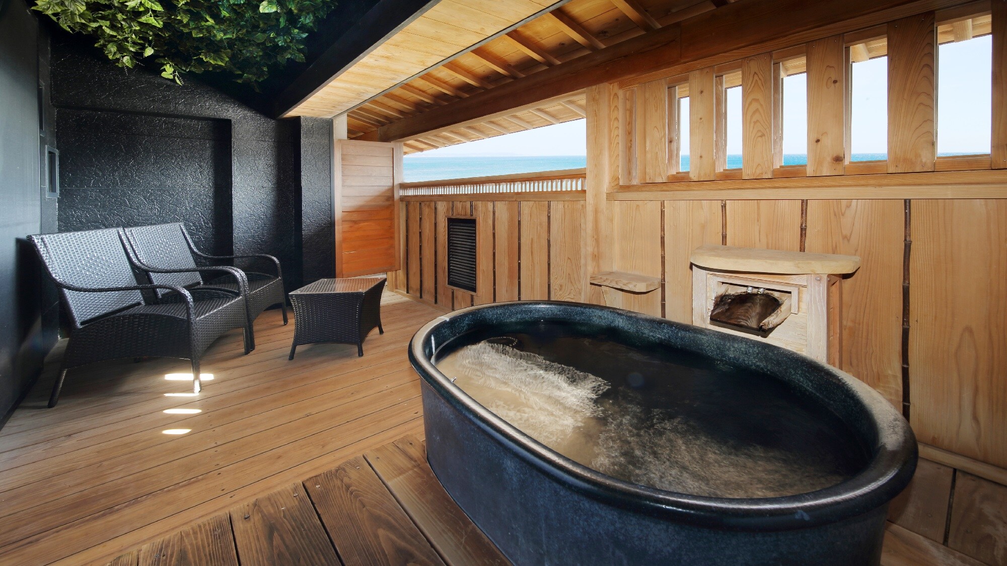 New beach feel "Zen" open-air bath...☆