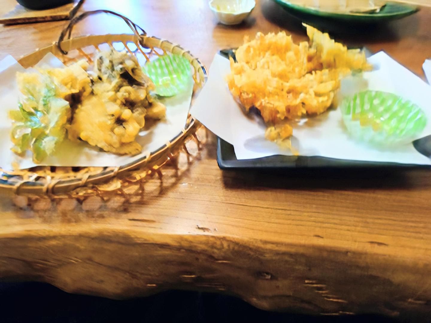 20260110 🍴昼食：十割蕎麦処蕎仙桜海老のかき揚げと黒舞茸の天ぷら.JPG