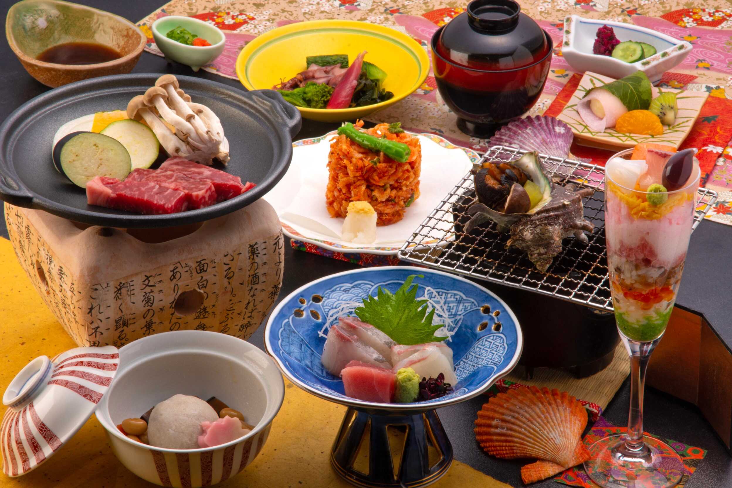 Seafood and mountain delicacies plan (image)