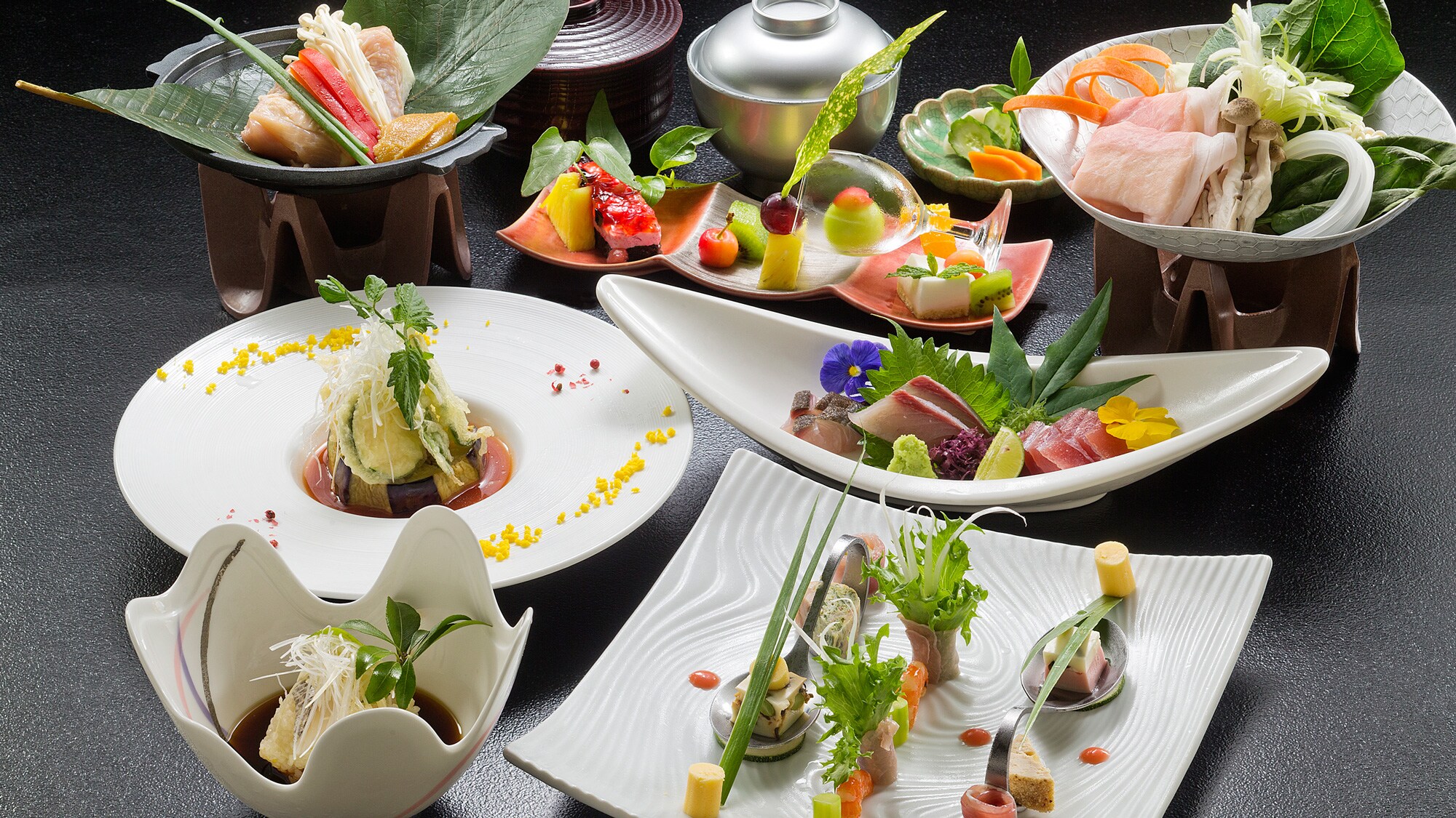 ■＜Fujihana＞Basic Kaiseki Course■ (Photo is for illustration purposes only)