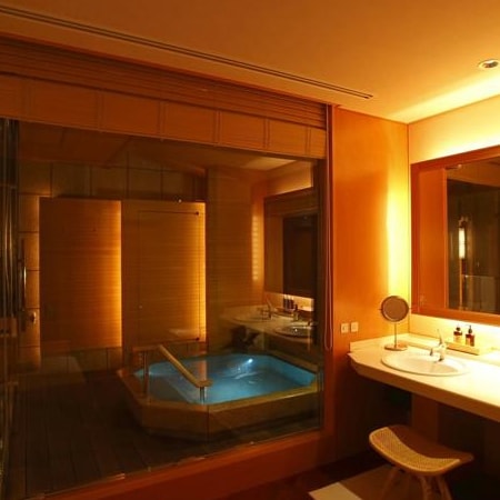 ■ Guest room with open-air bath "Fukuju"