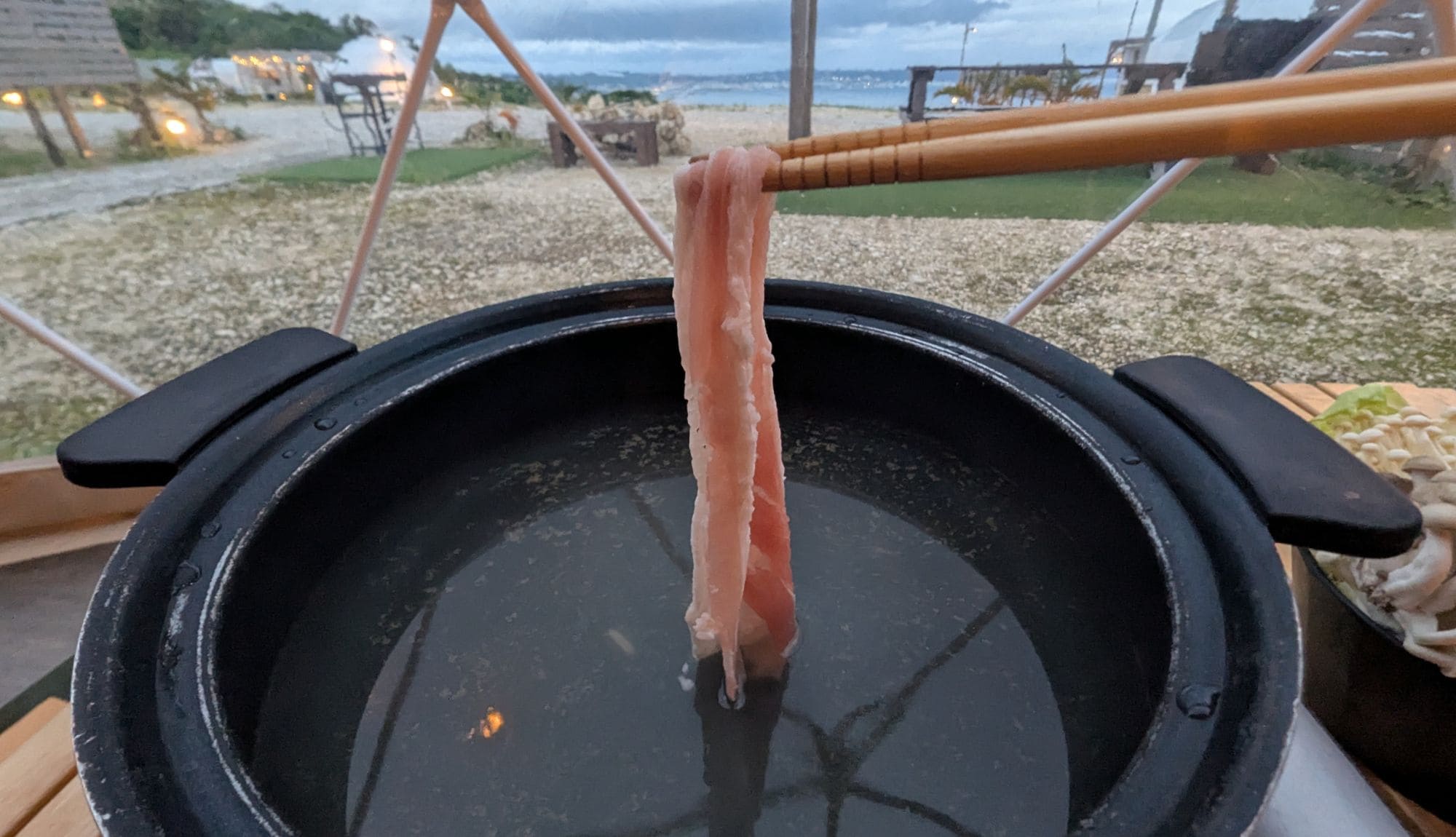[Dinner] Shabu-shabu course plan featuring Agu pork from Itoman, Okinawa