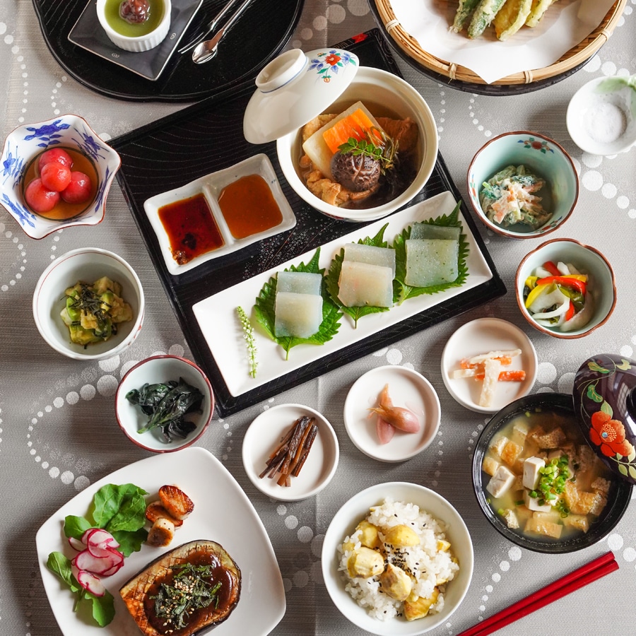 Buddhist cuisine prepared by Bomori