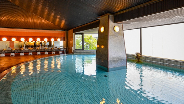 Large communal bath, Meigetsuden, indoor bath
