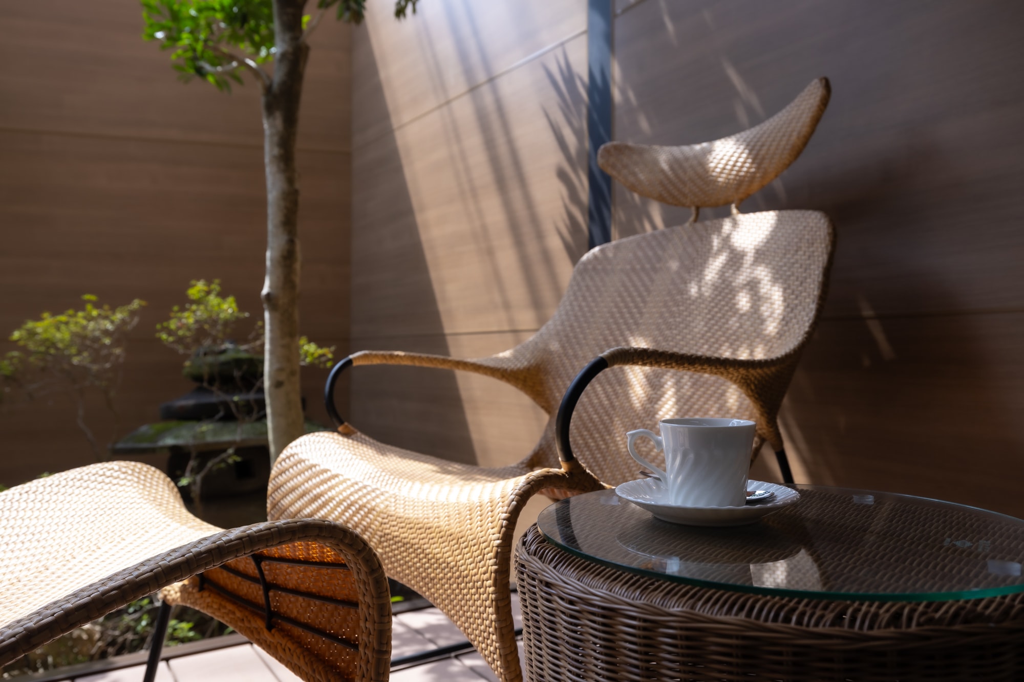 A newly renovated Japanese-modern Japanese-Western style room with an open-air bath♪