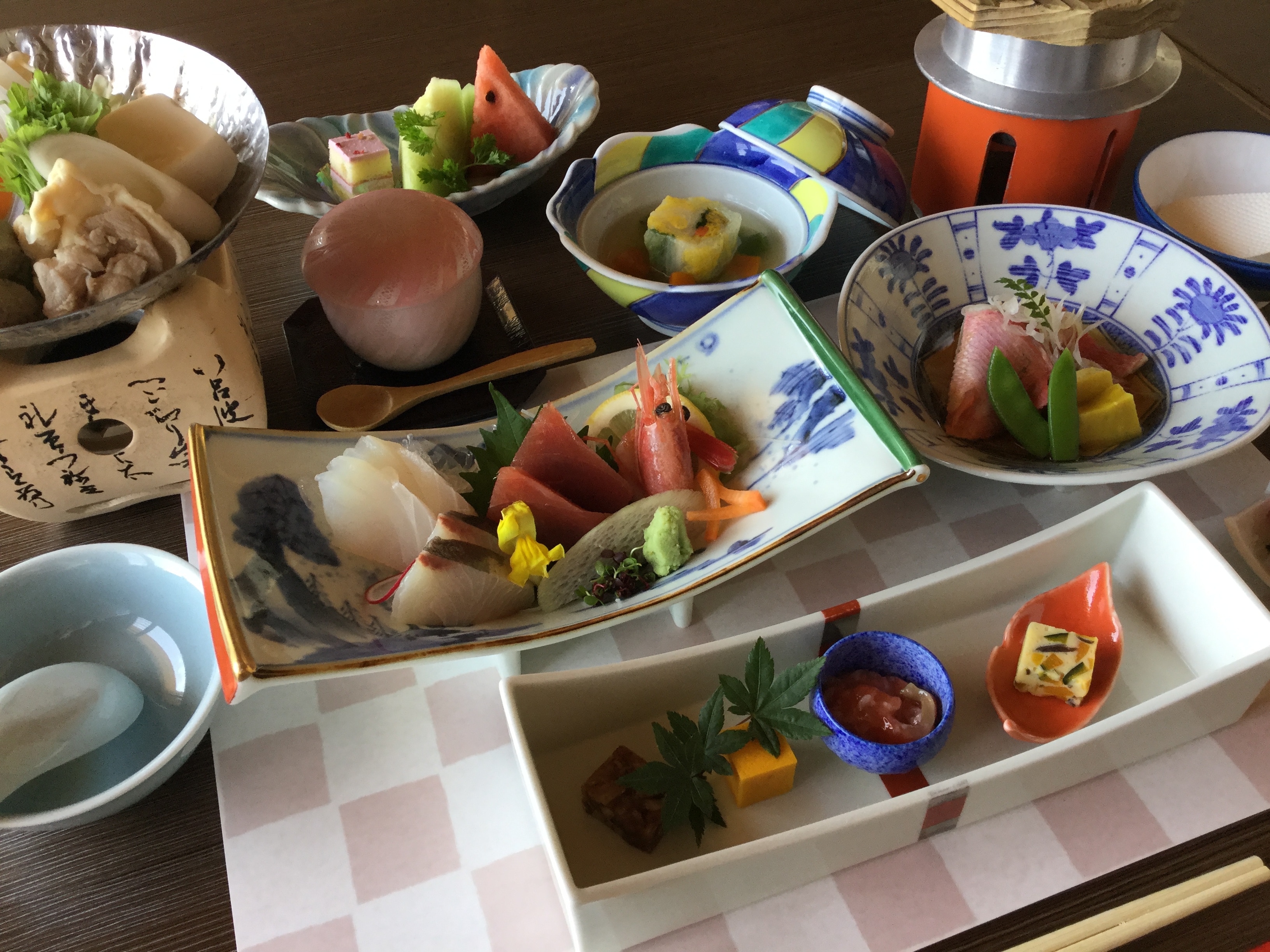 An example of Tsukimi dinner