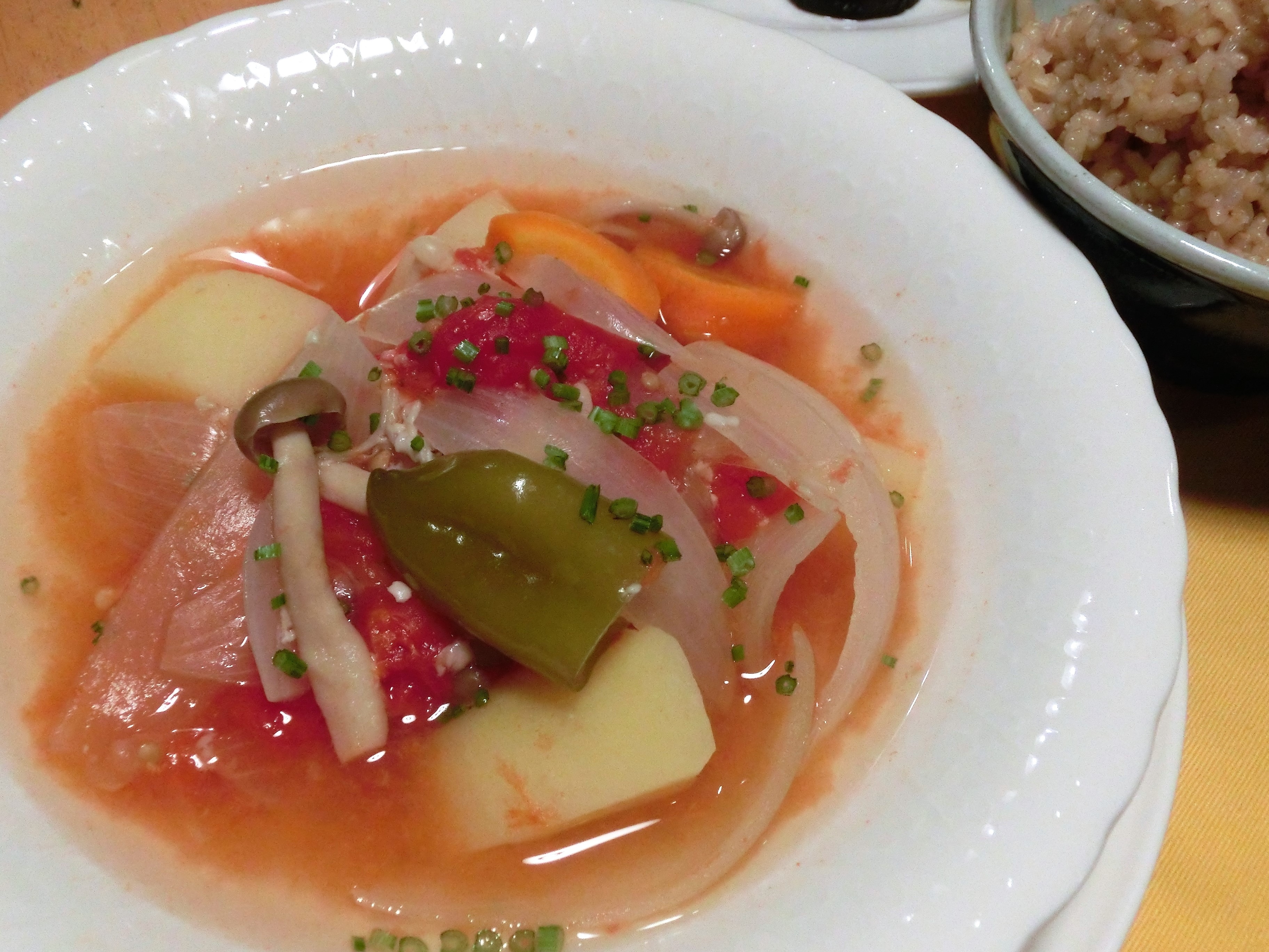 Summer vegetable soup