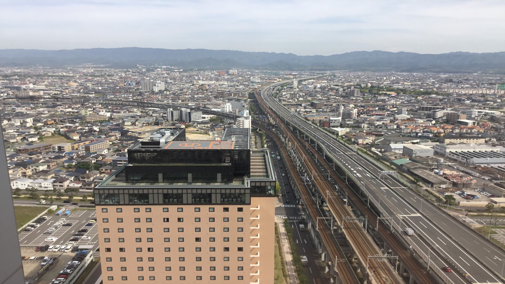 View from the standard double room