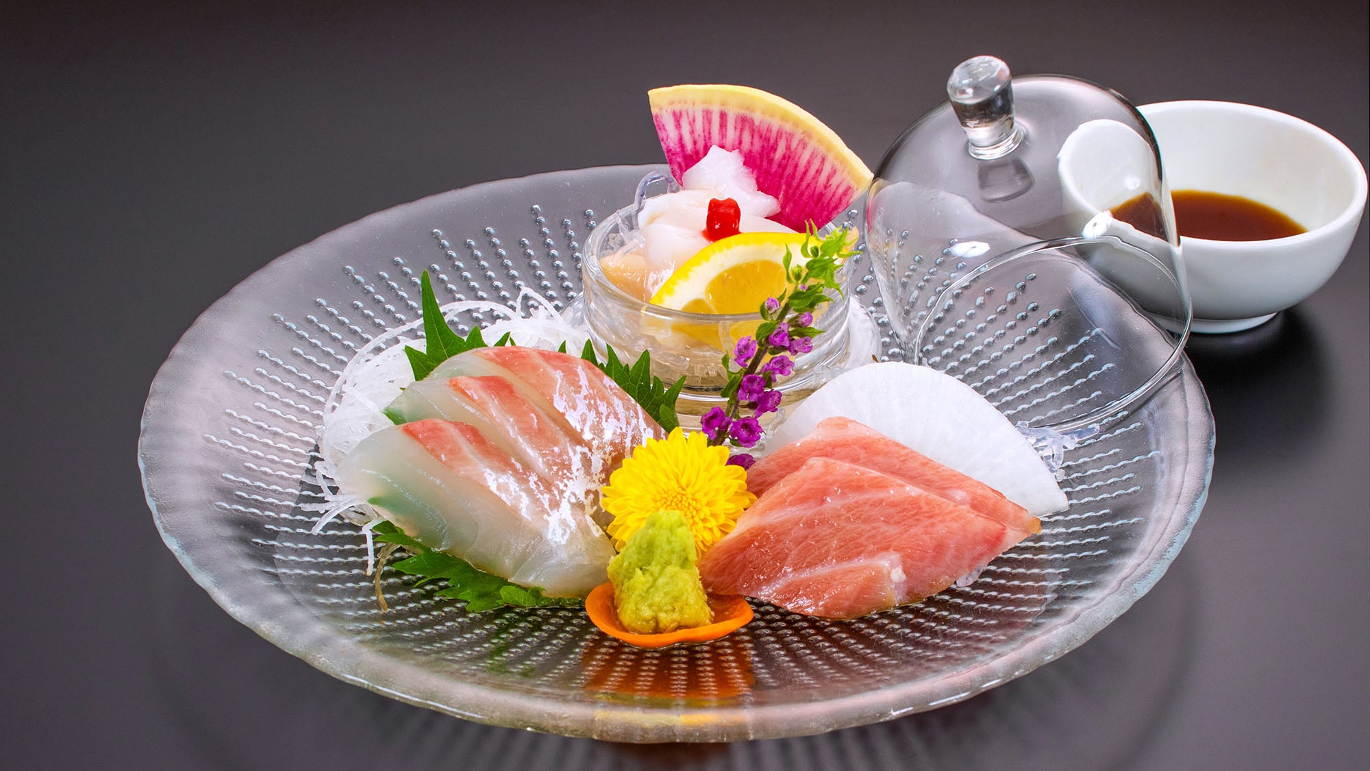 【時令懷石料理】莊內濱鮮魚、鮪魚拼盤（截止至2025年9月底）