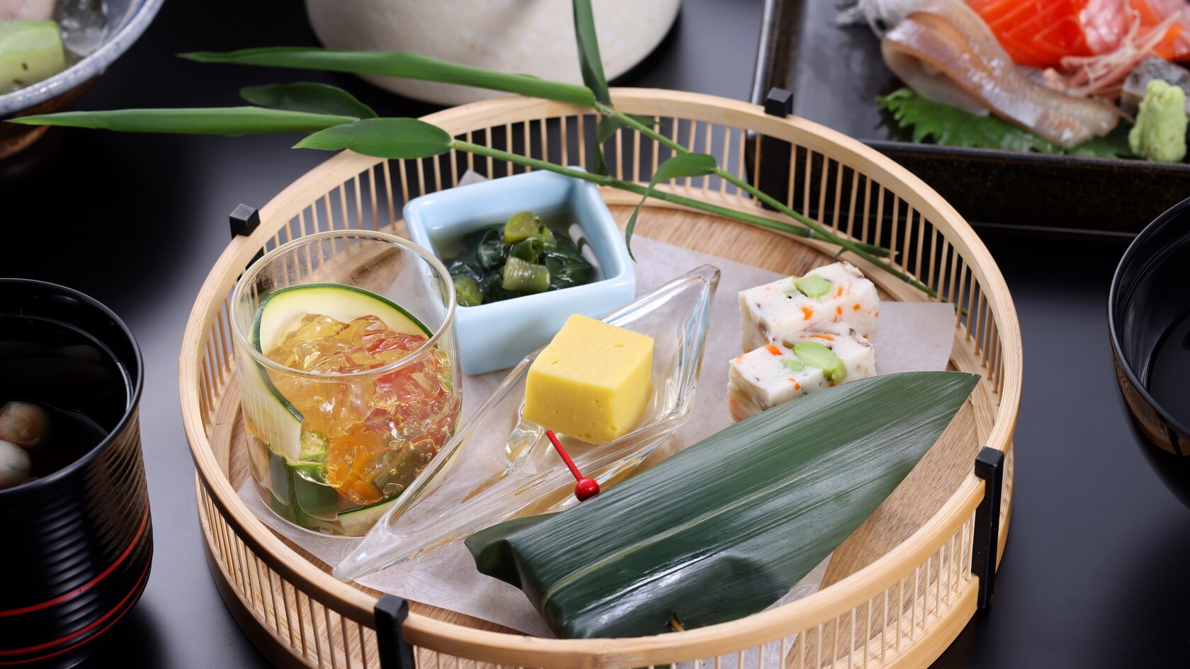 [Basic Summer Kaiseki Cuisine (Example)]