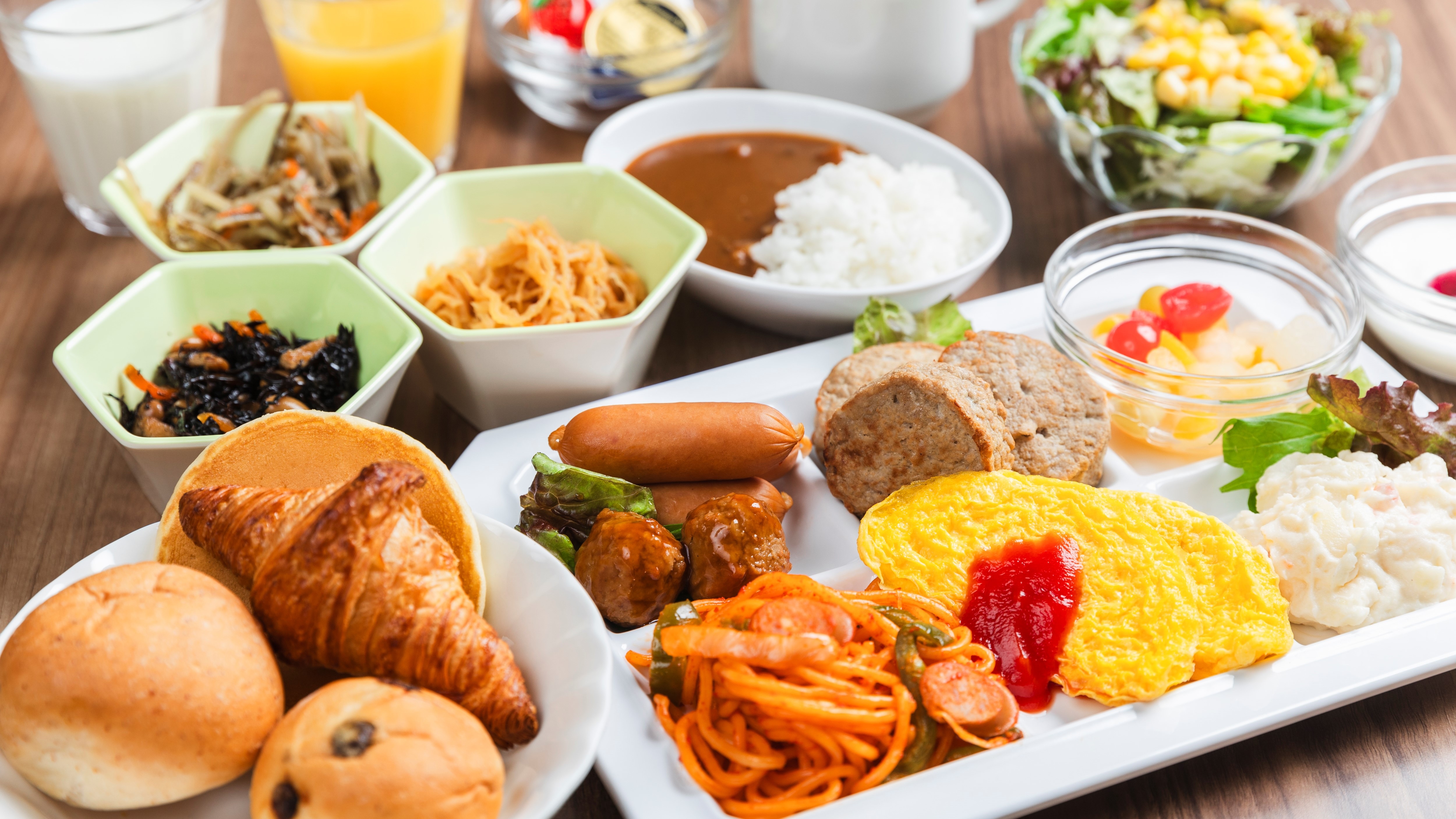 Breakfast arrangement example