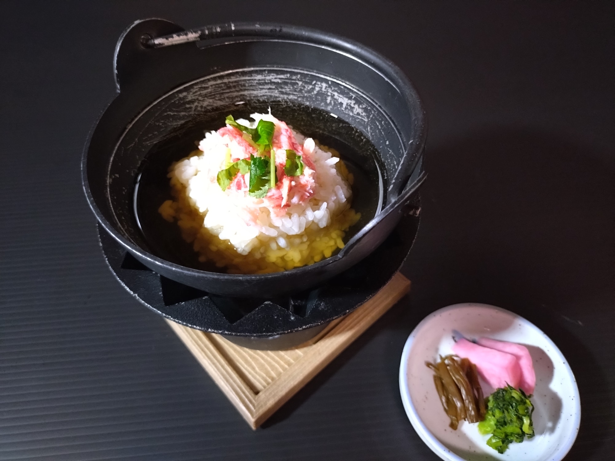 蟹×蟹怀石料理【冬】蟹肉粥