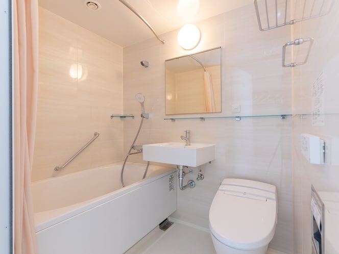 Semi-double type bathroom