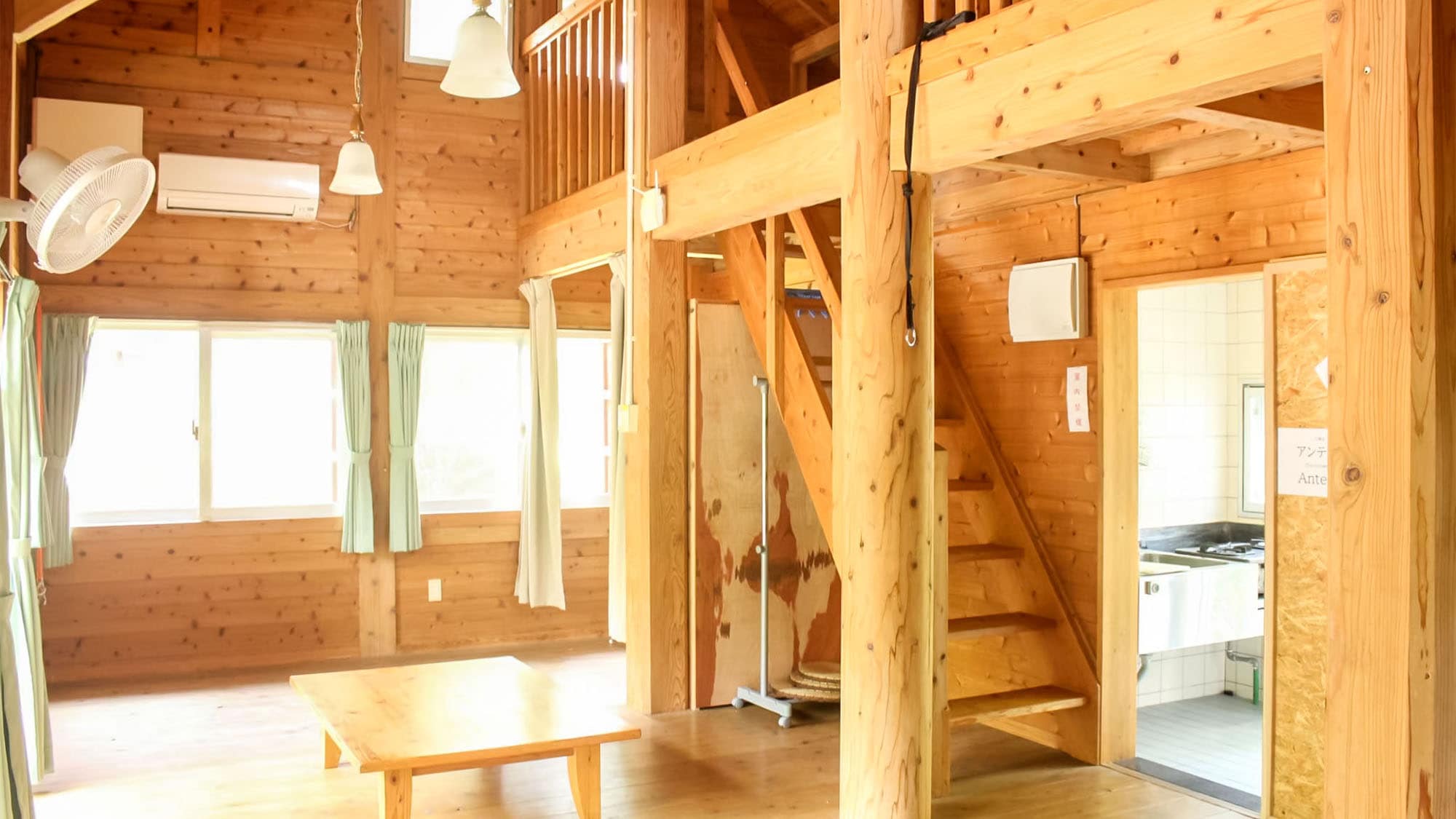 ・＜Cottage＞ Comes with a loft that is very popular with children