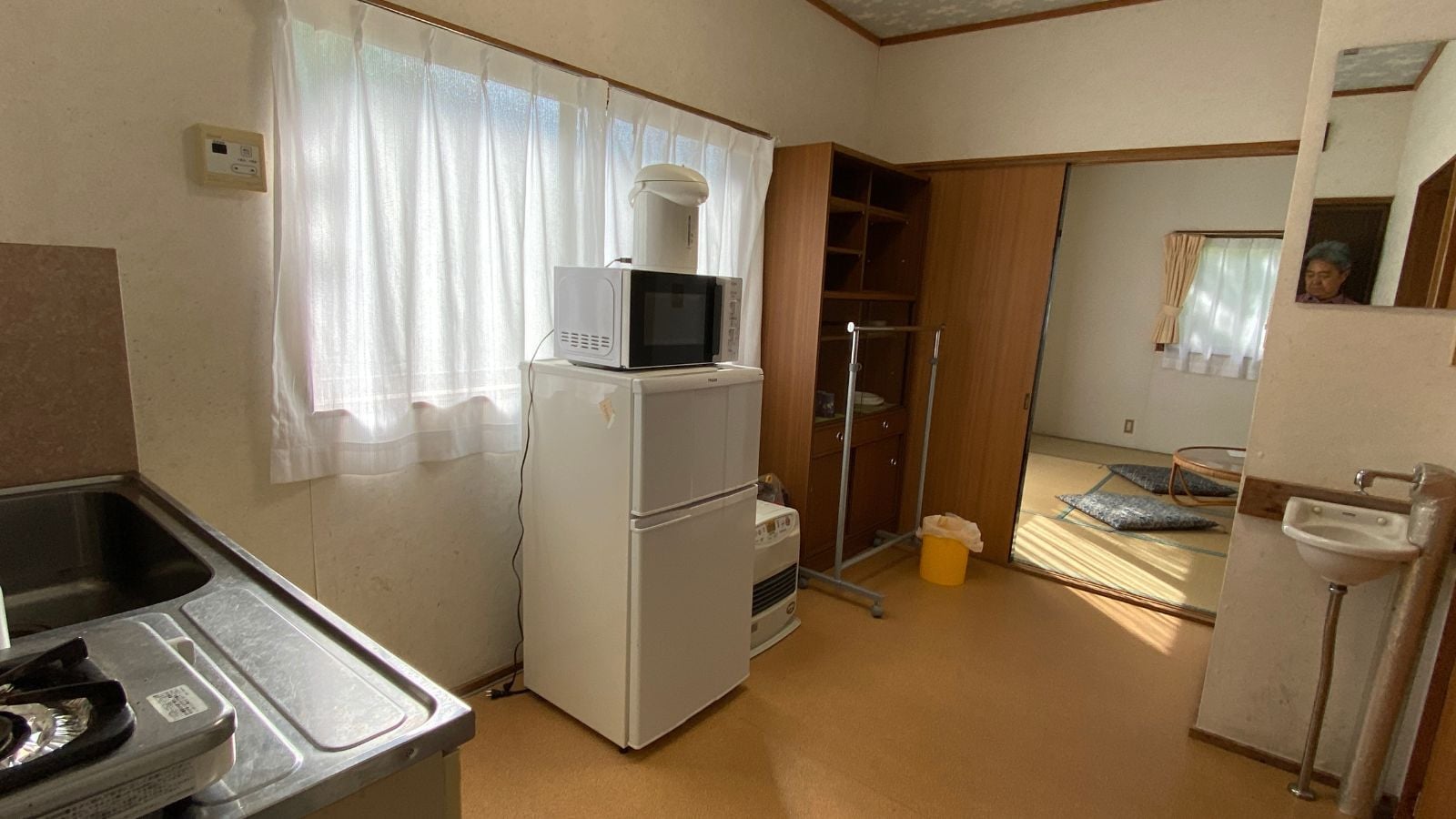 [Pondok/Kamar bergaya Jepang dengan 8 tikar tatami] Seluruh rumah dikelilingi hutan | Dapur termasuk