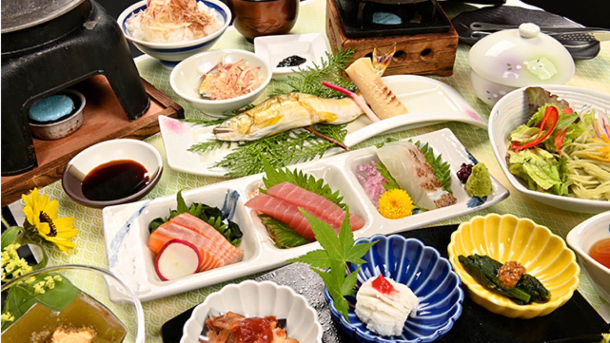 ◆Kibo Kaiseki◆We focused on providing a "healthy meal" while using plenty of locally produced ingredients (image)