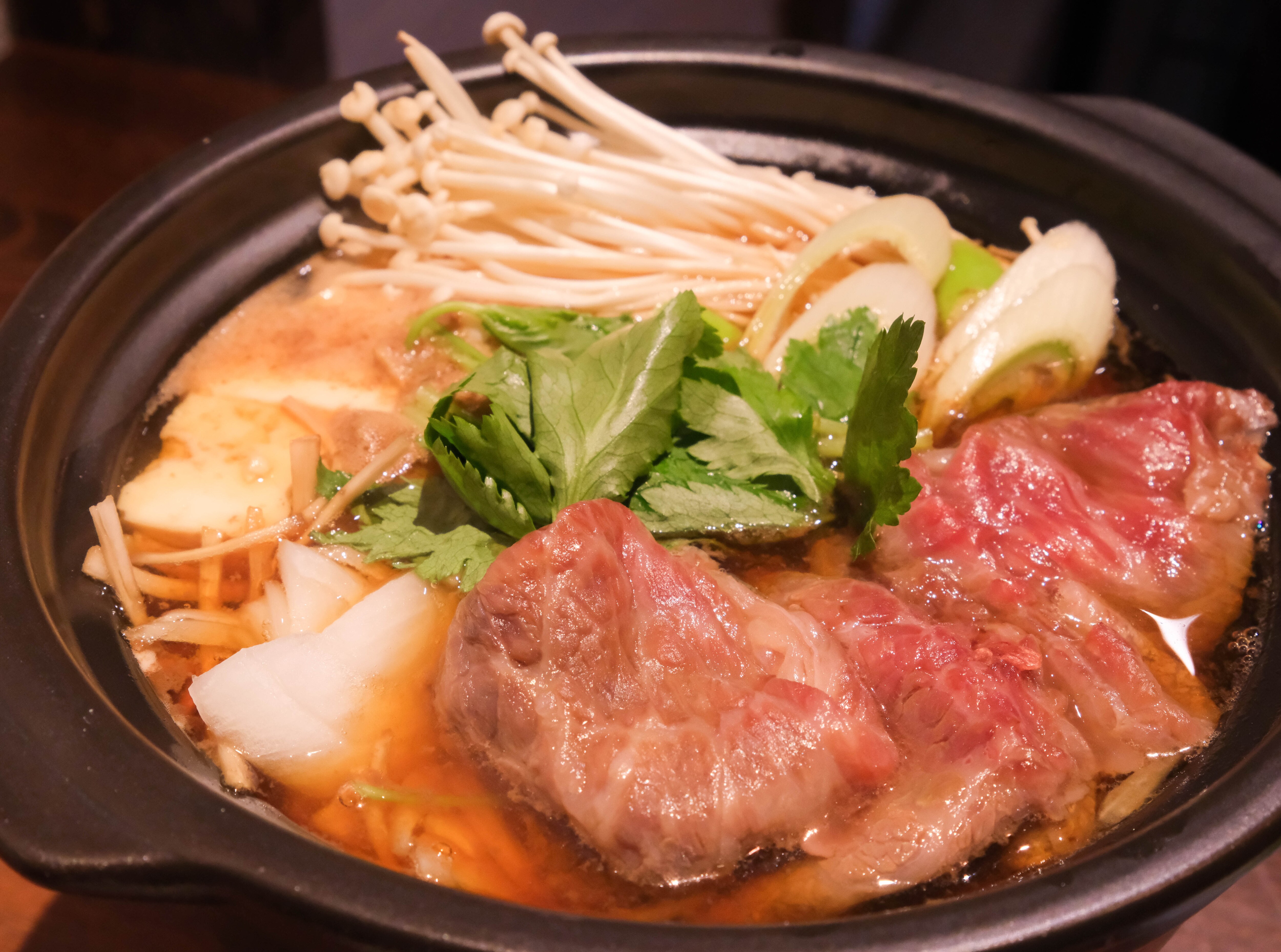 Iki beef sukiyaki