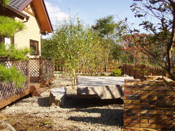 Area BBQ Daun Musim Gugur