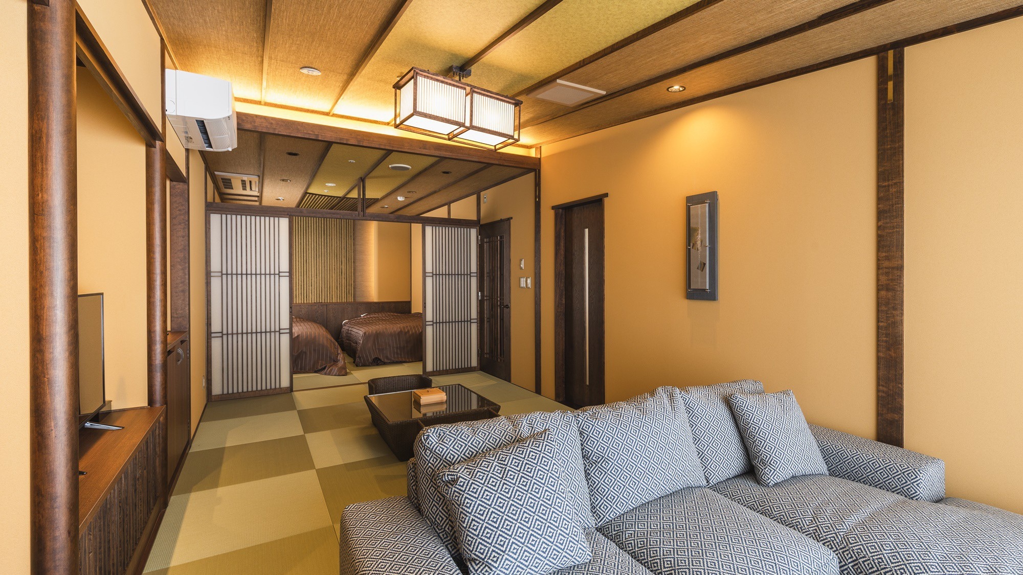 【特別房間“Kakukan”】日本設計師“Kei Matsuba”打造的更高級空間。