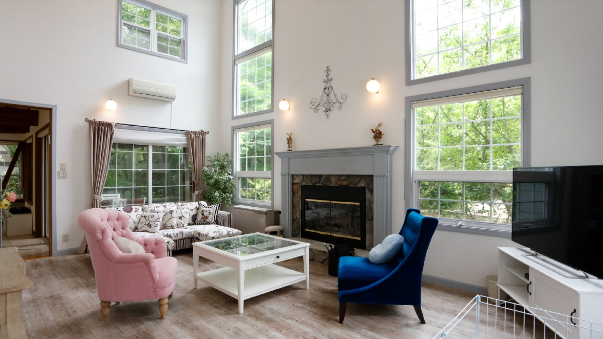 [Rental Cottage H Type] Open-air living room