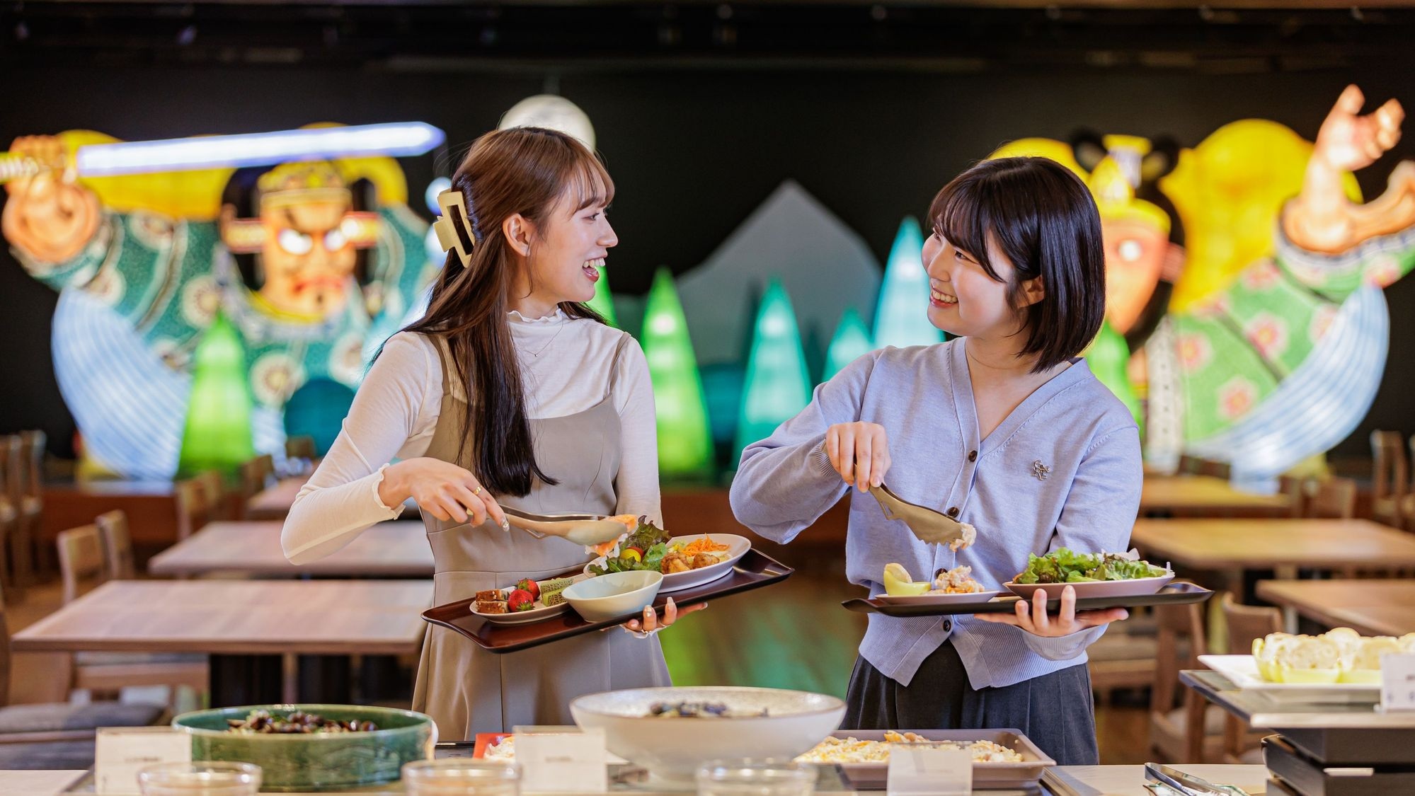 Enjoy your meal in our spacious restaurant.