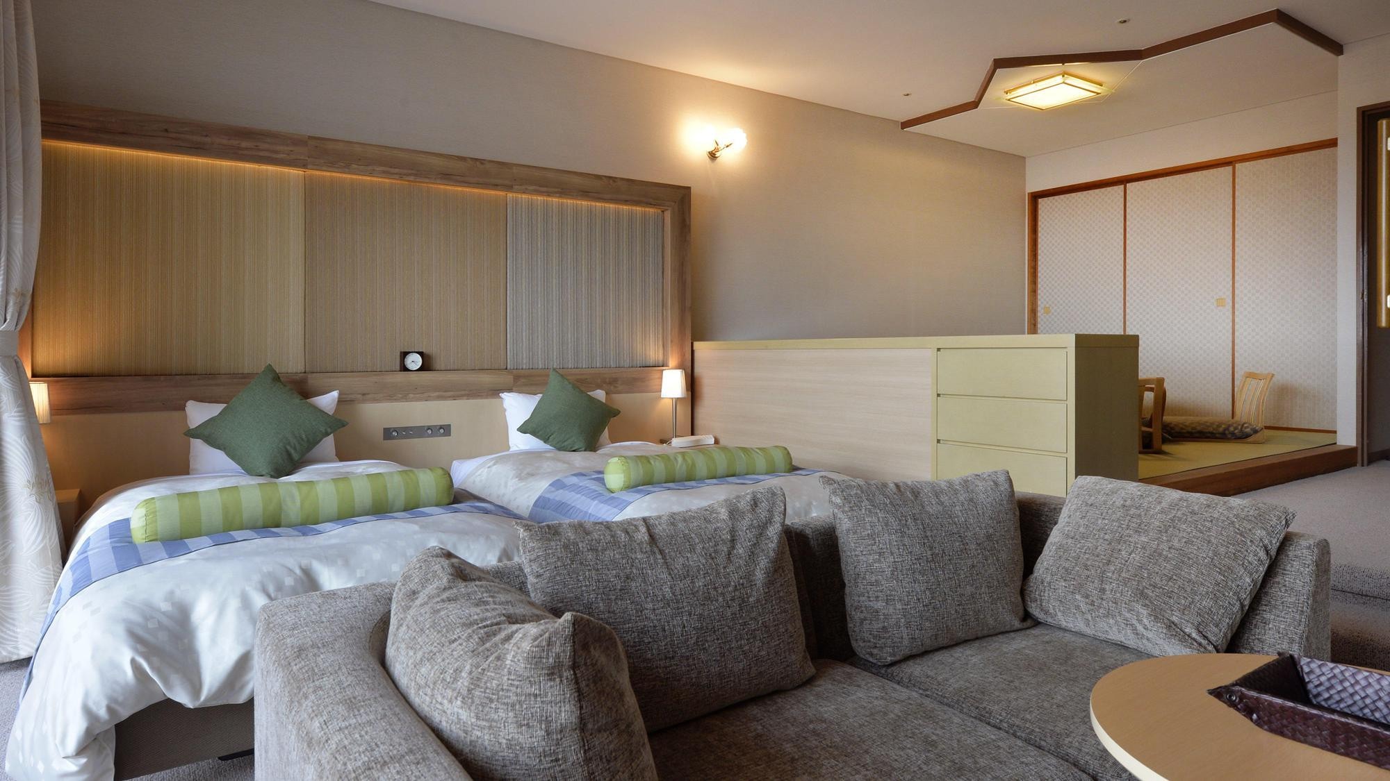 Superior room with open-air bath