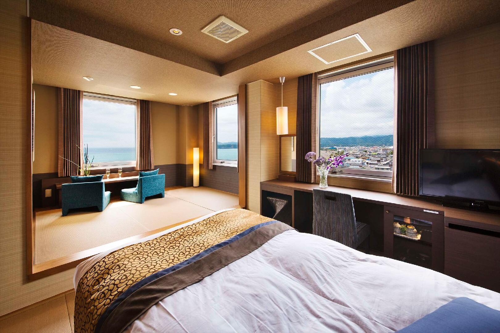 Japanese modern ocean view