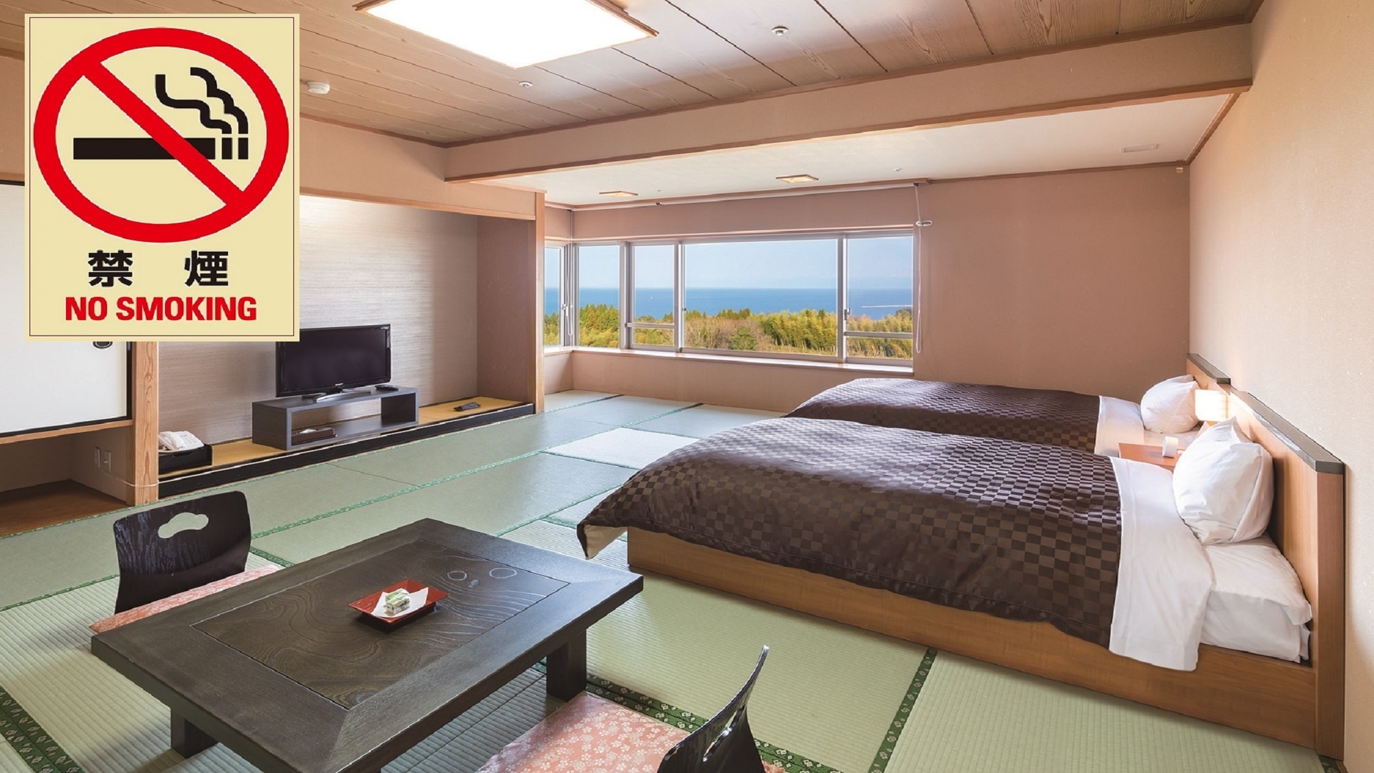 日西式客房_禁煙