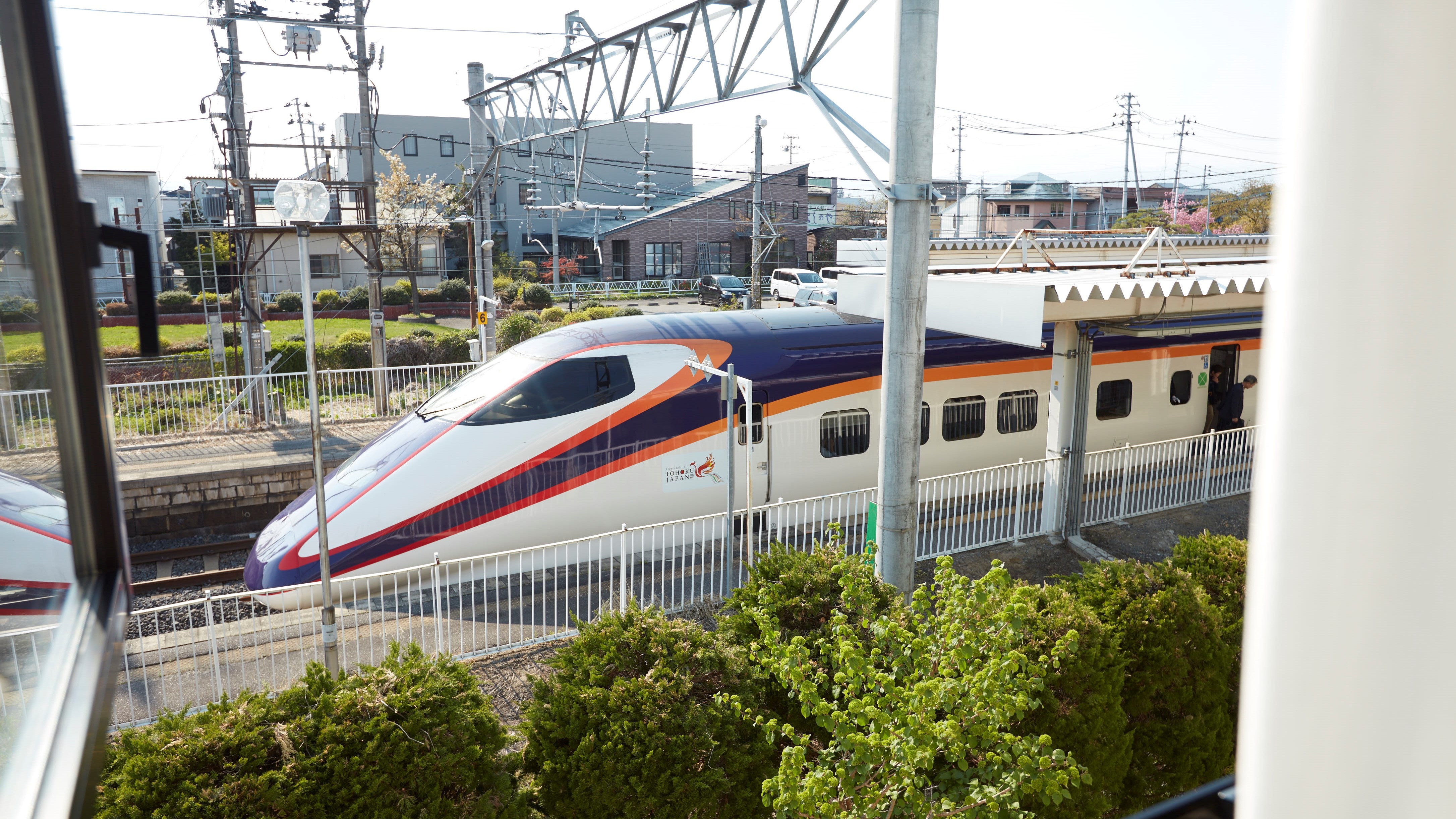 Kamar tamu: Pemandangan lantai 2 Pemandangan sisi kereta api