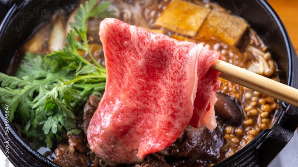 Oita Wagyu Beef Sukiyaki Plan *Photo is for illustrative purposes only
