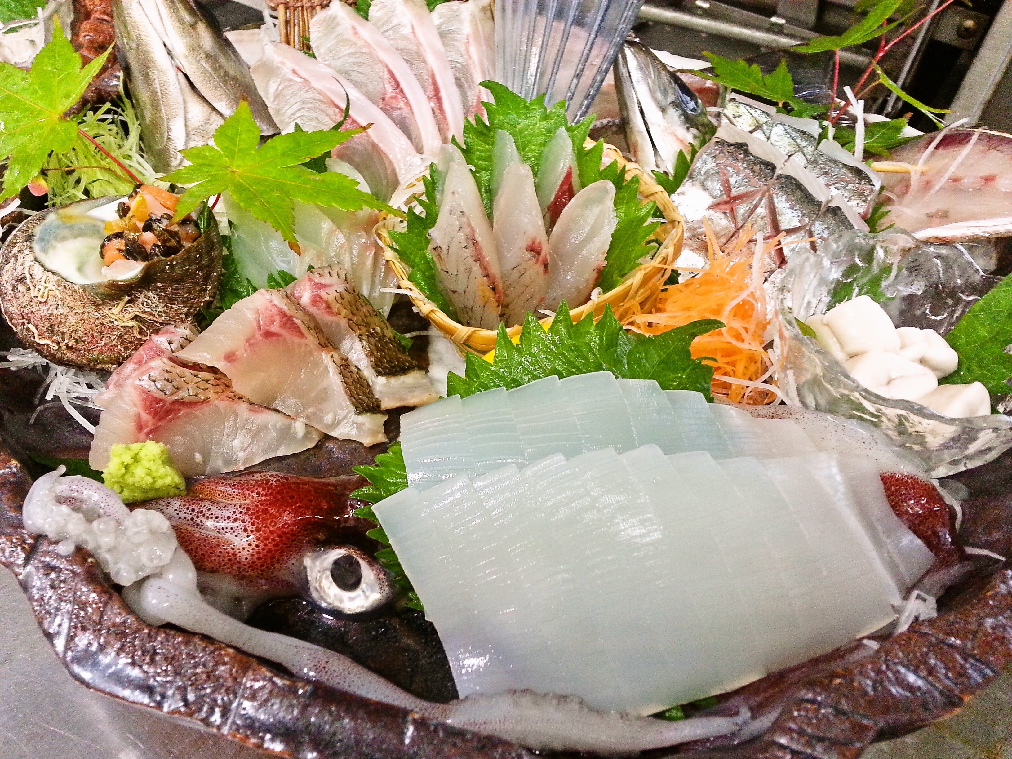 初夏生鱼片拼盘