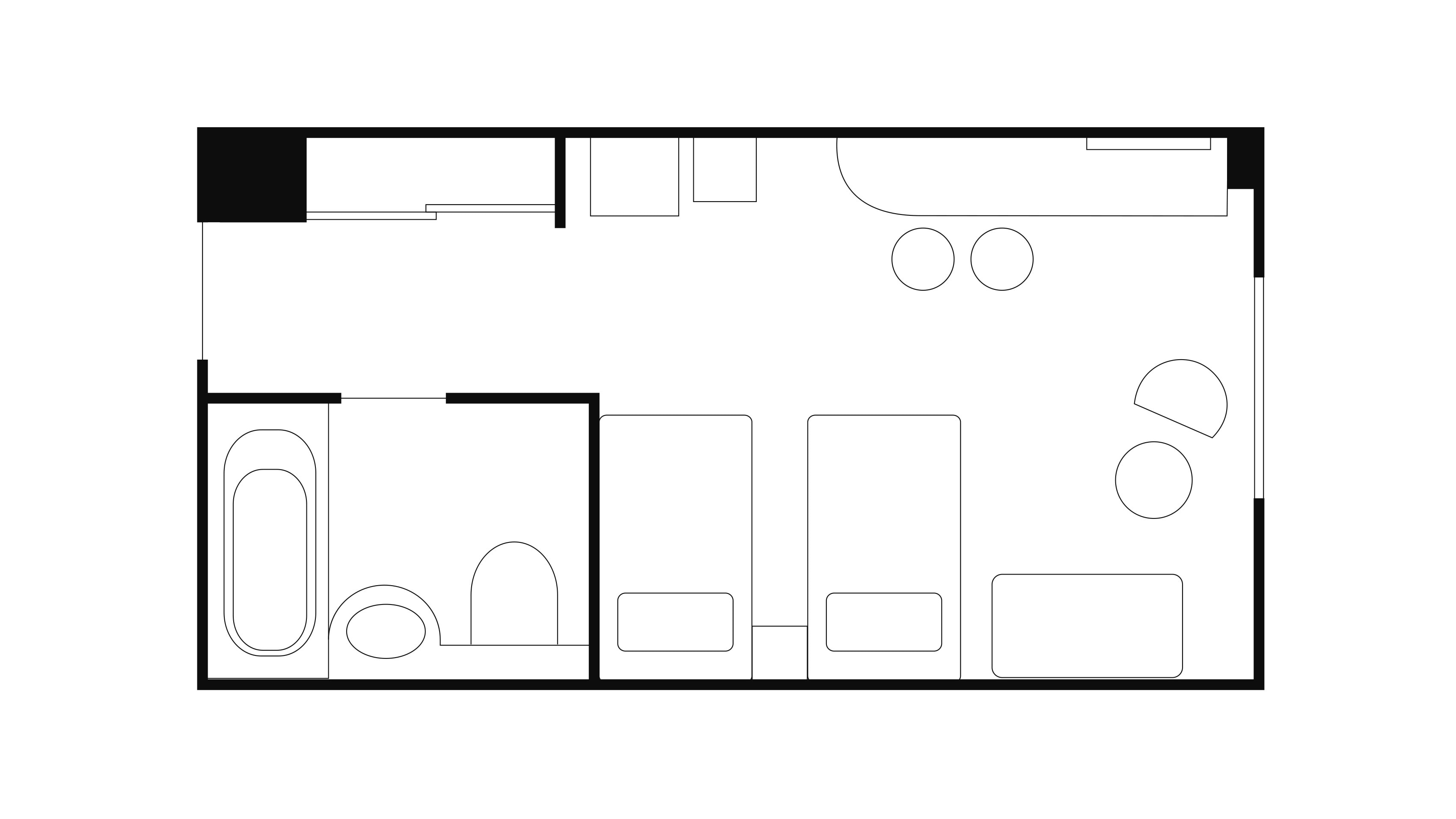 Floor plan: Hanakoji Floor Deluxe Twin