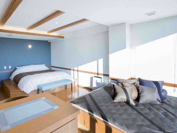 Rooms with open-air baths