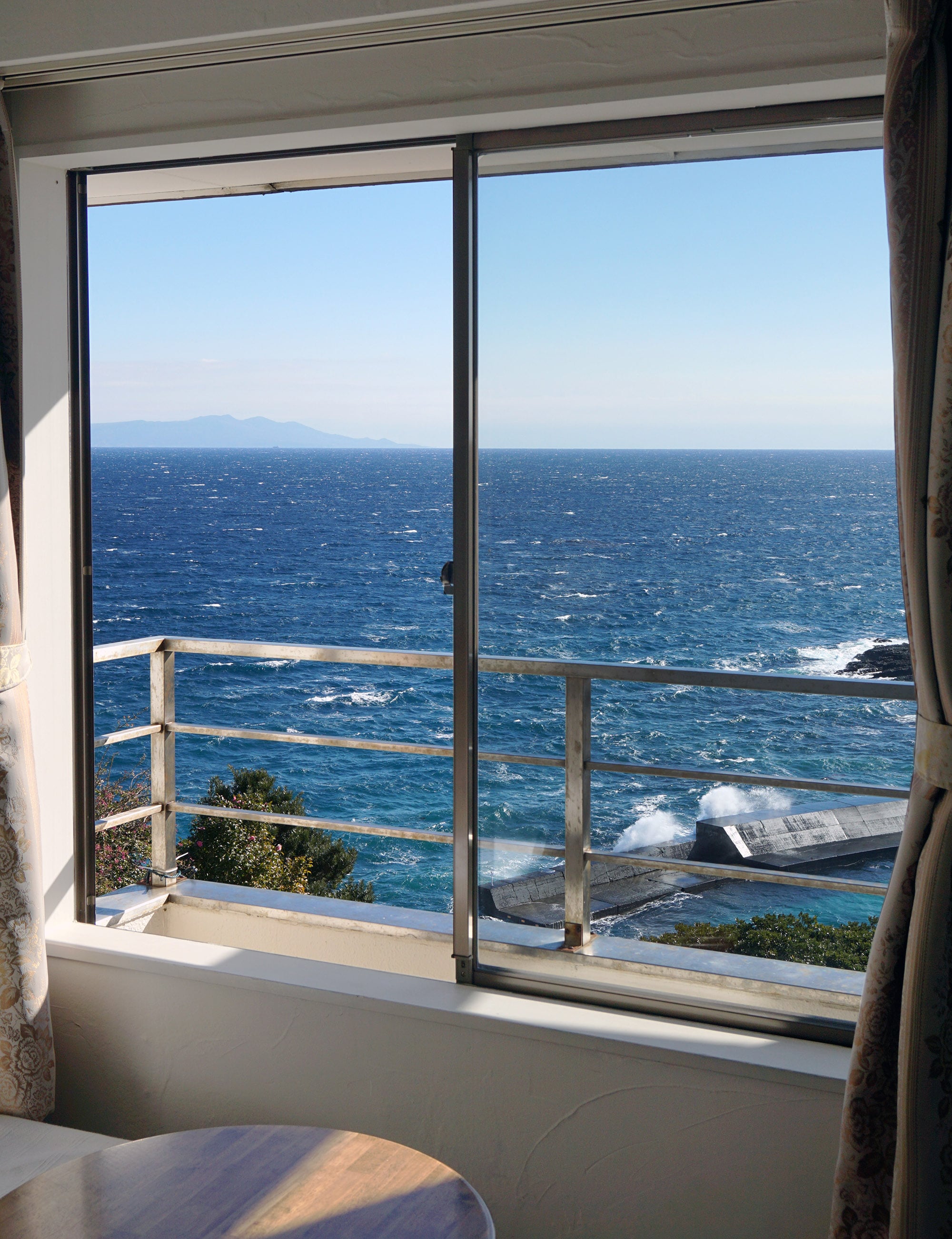 The view from the ocean view room