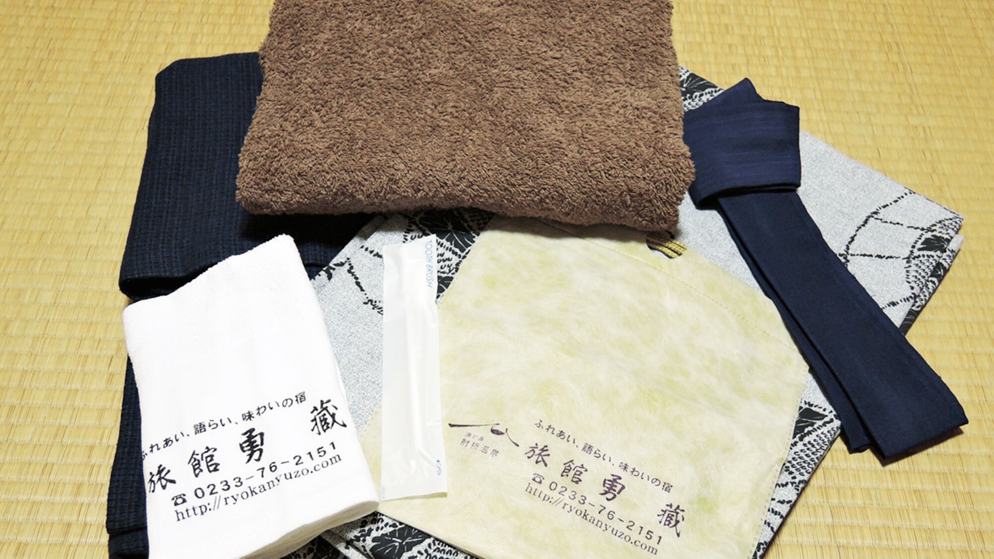 * Amenity / bath towel, towel, yukata, toothpaste set are available.