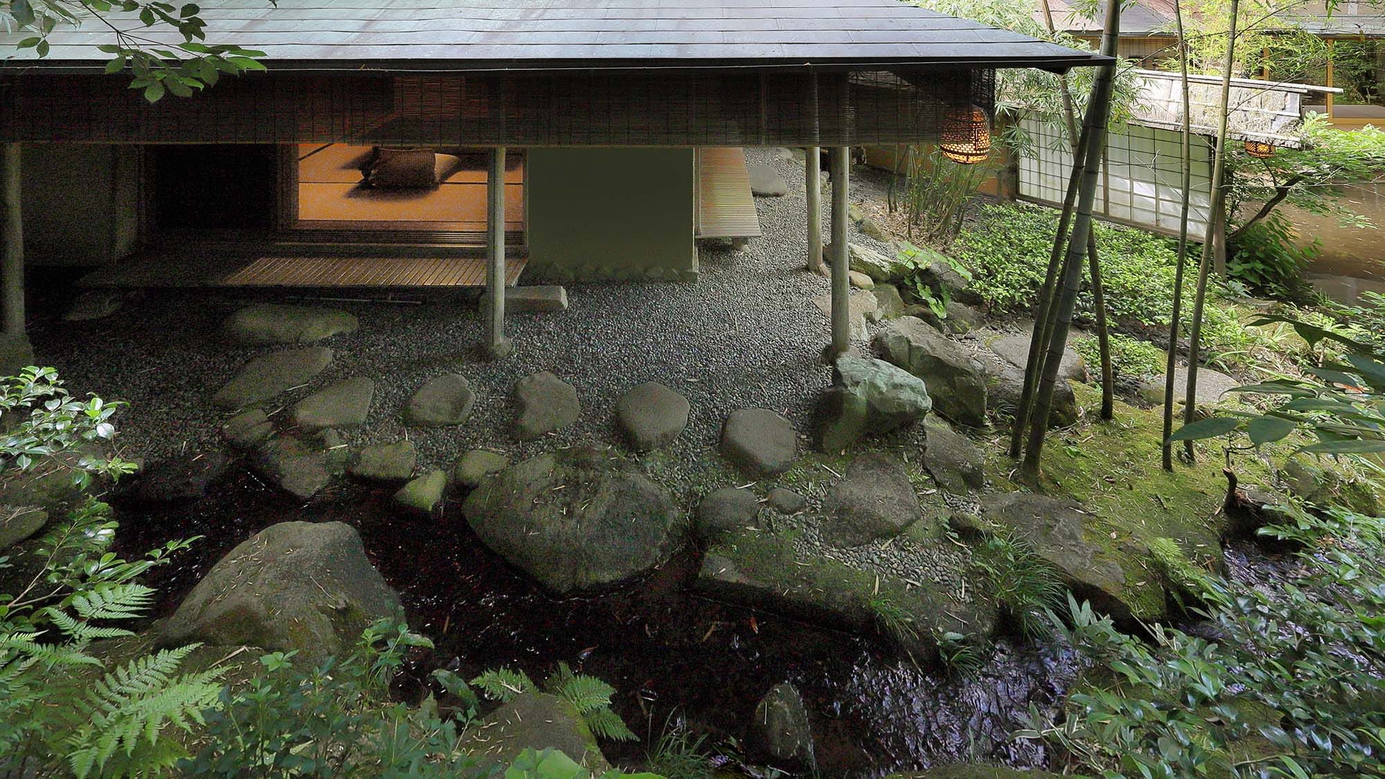 [Yugyotei] Japanese-style room with semi-open-air bath (66 square meters)