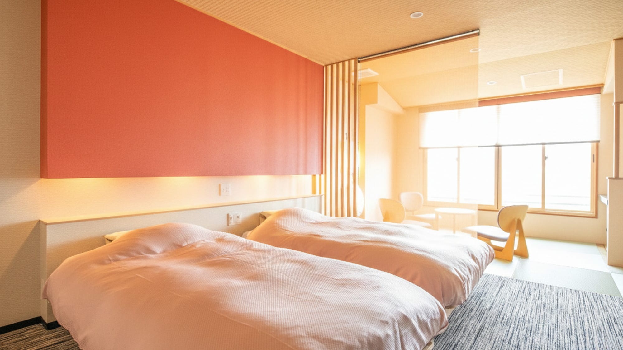 日式現代雙床房（無菸）