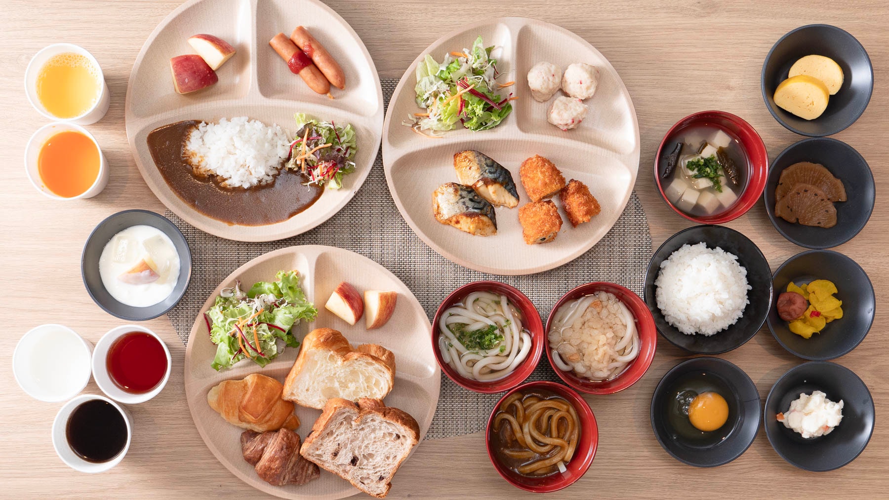 Gambar tatanan sarapan sehat