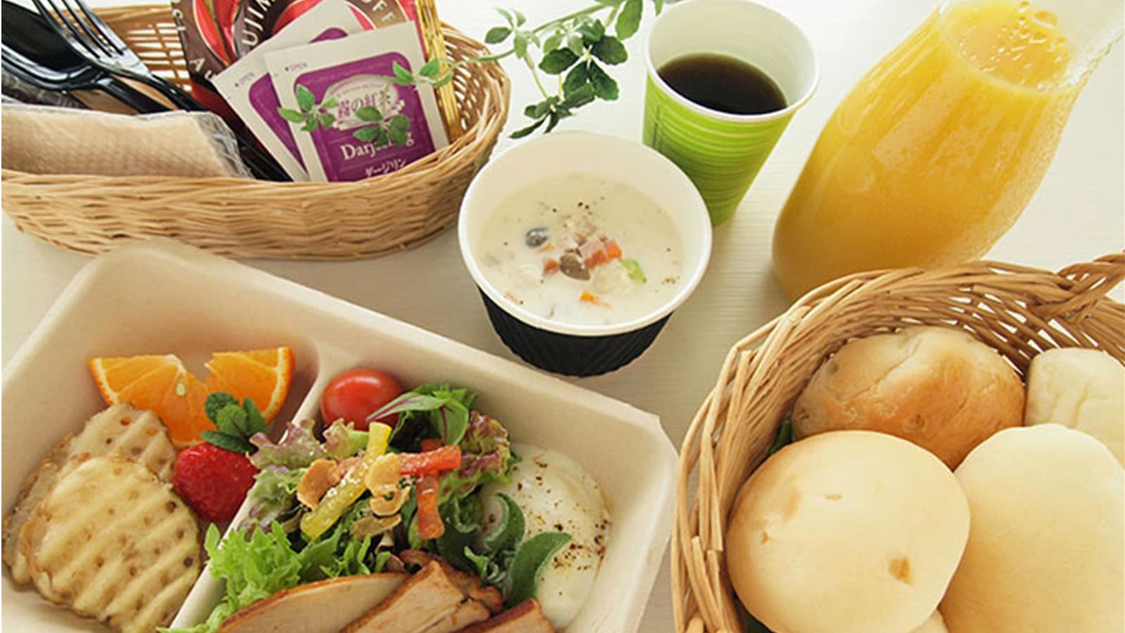 Villa breakfast example