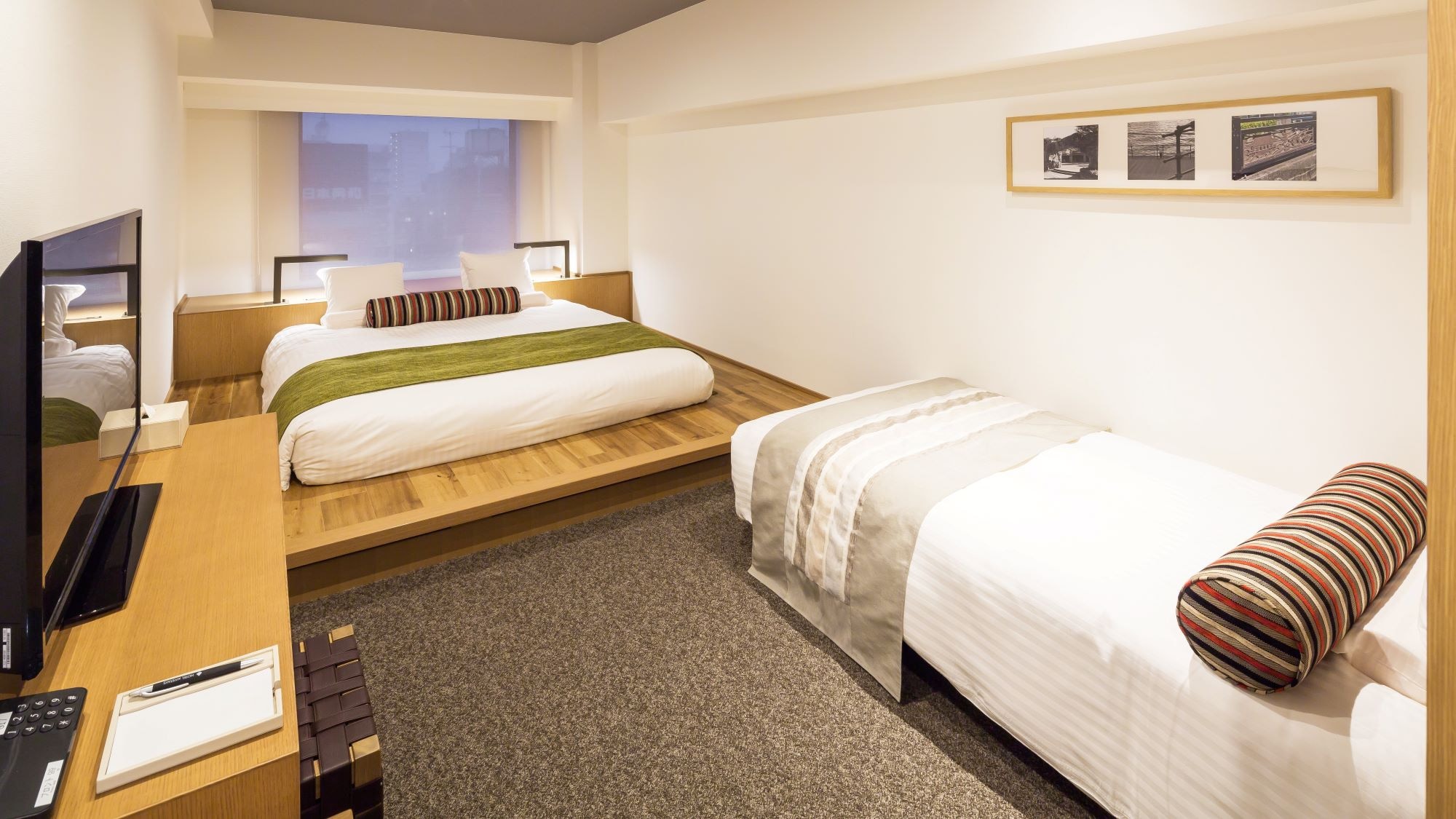 Comfort King + 1 extra bed
