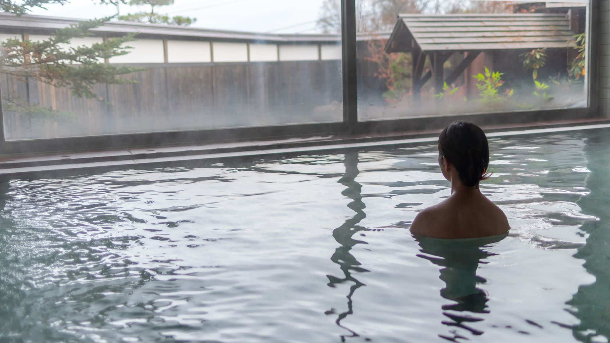 [Fuku-no-Yu (Women's Bath)] 100% flowing from the Mandai mineral spring! Excellent skin-beautifying effect ♪