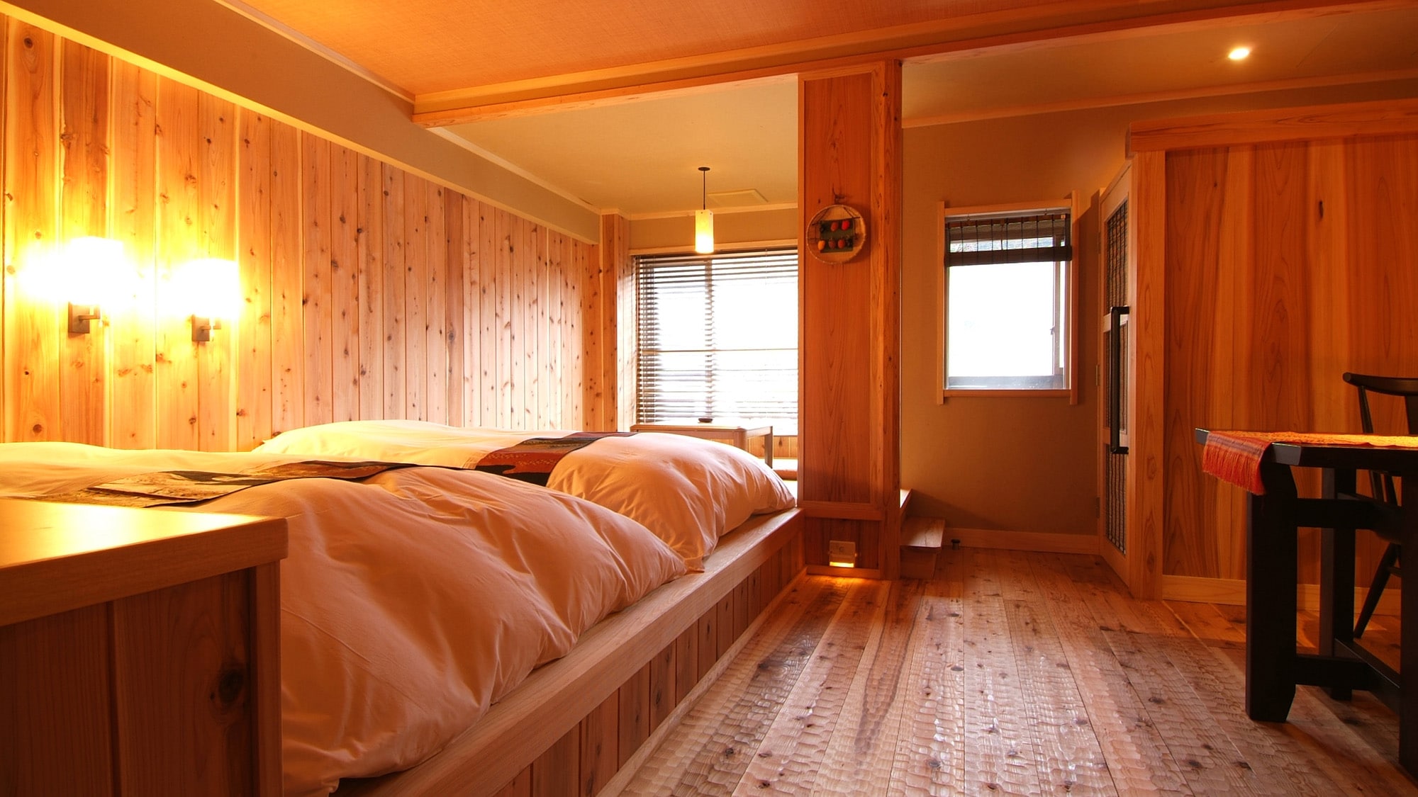 ◇ [With hot spring and semi-open-air bath] 317 Sunset red dragonfly (non-smoking) 36 flat