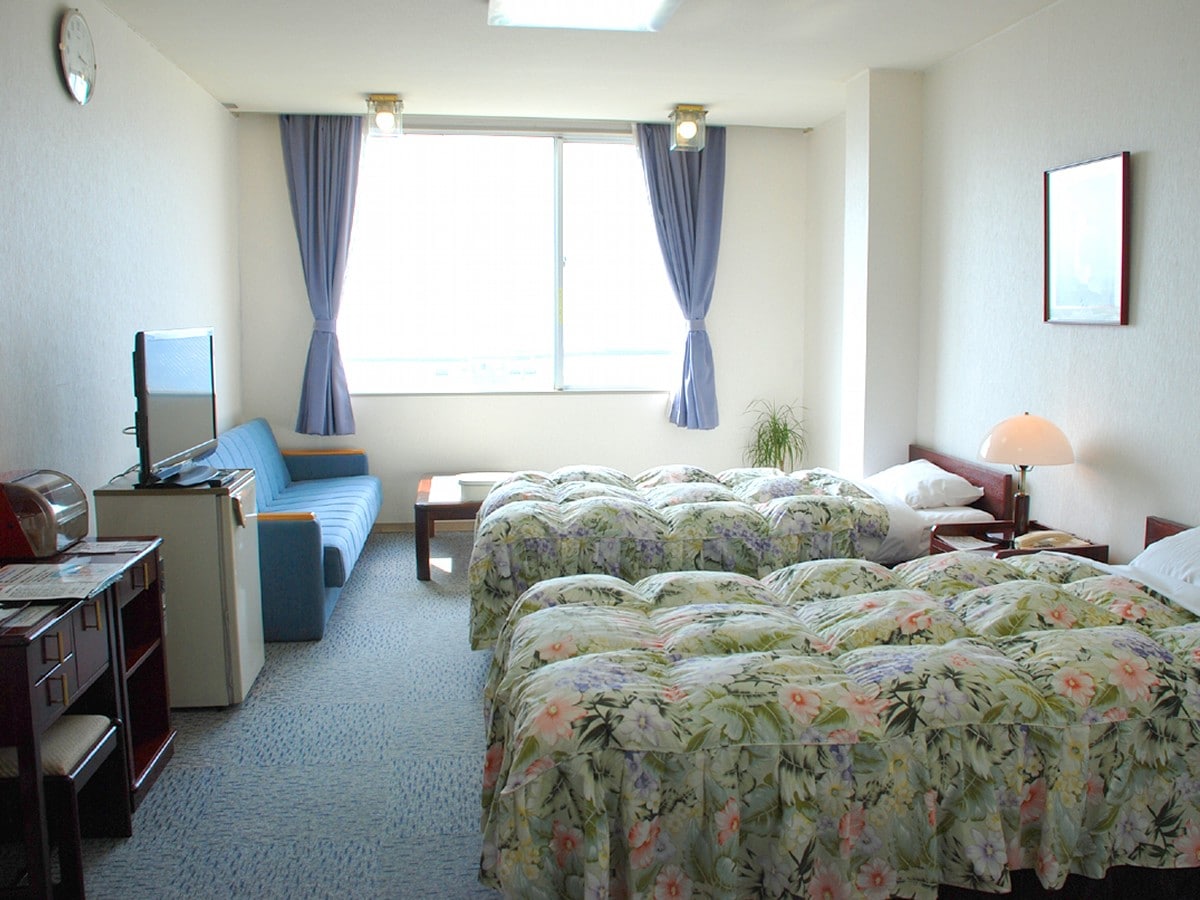 [Western-style room with ocean view]