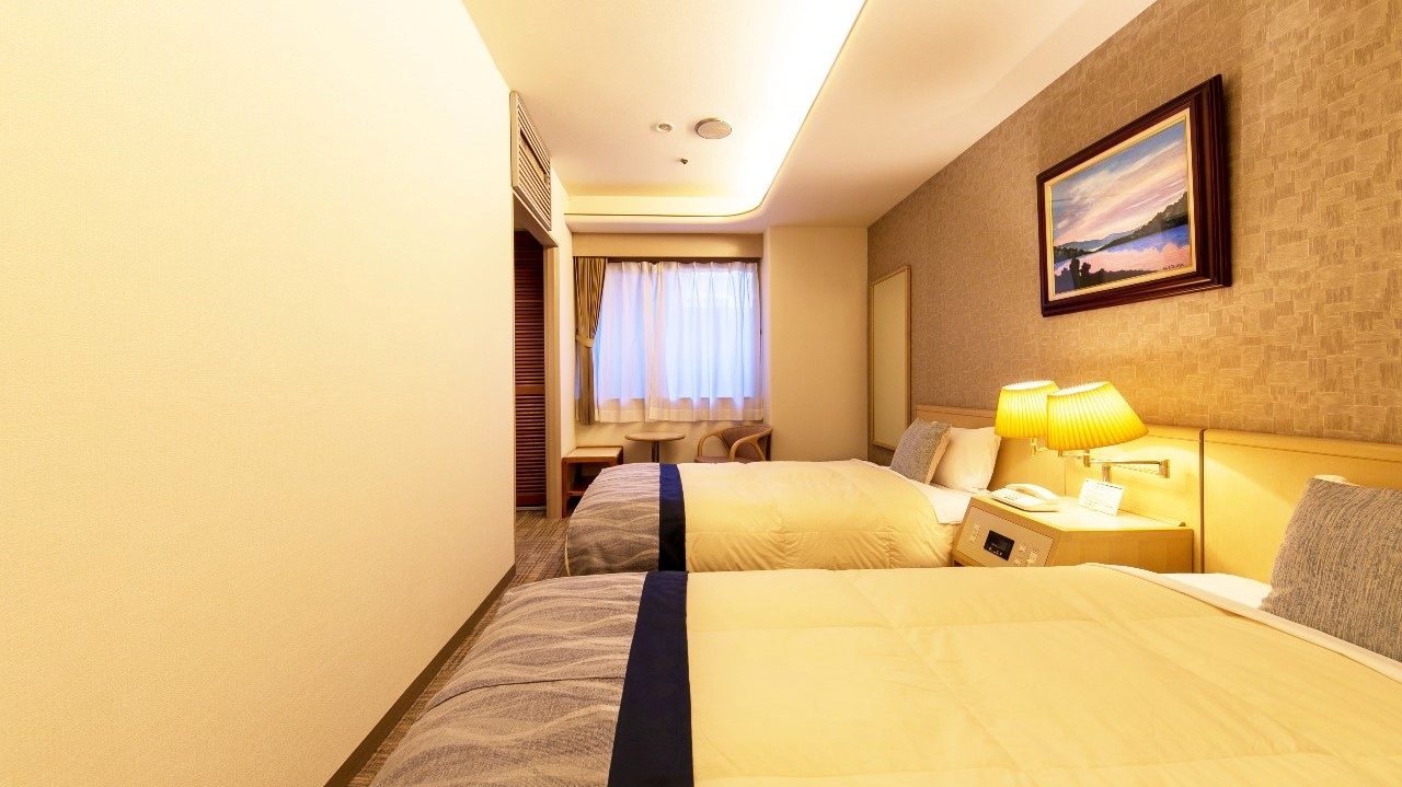 [Stay without meals] An example of a twin bedroom