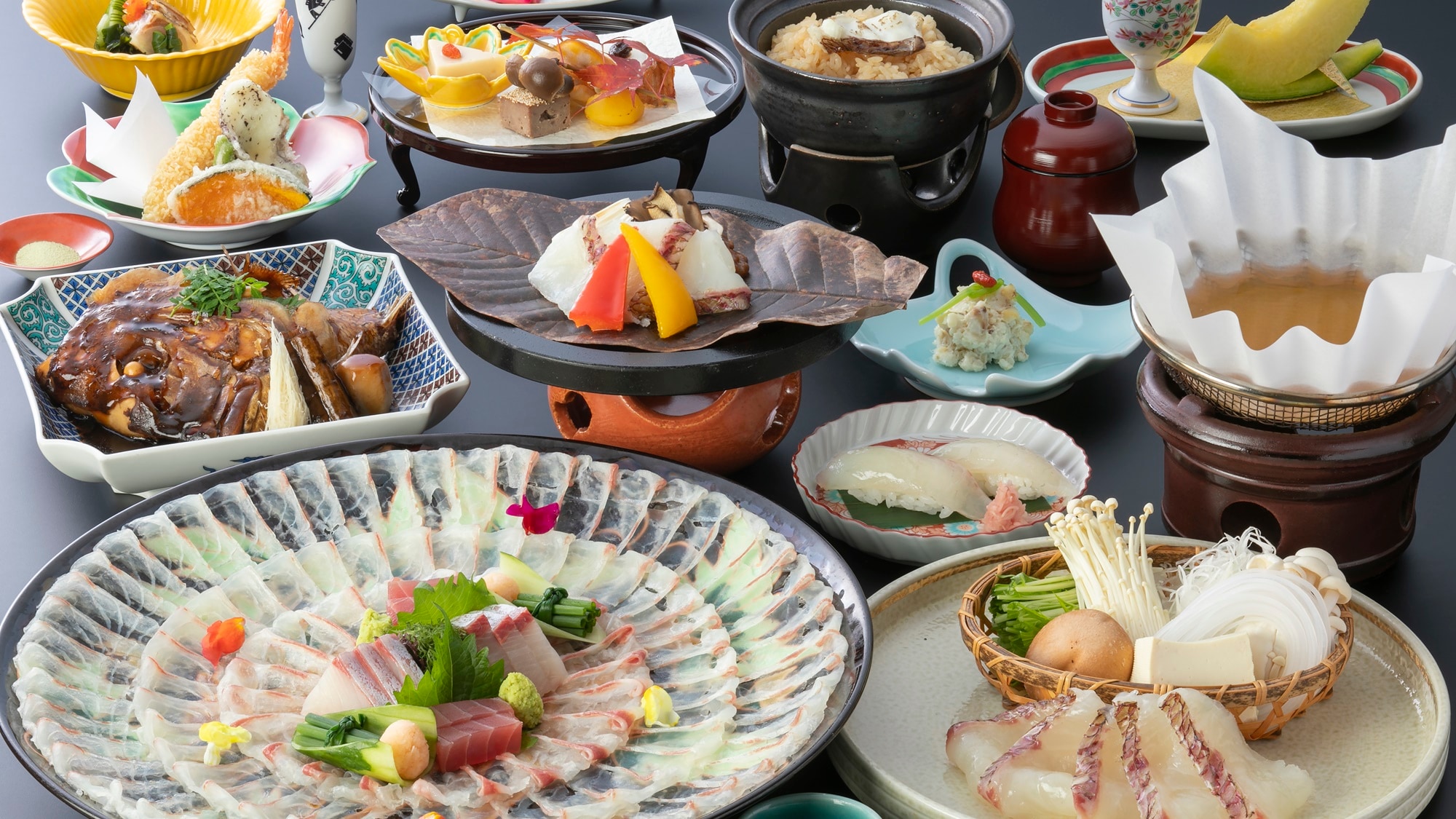 *[Yamazaki Red Sea Bream Kaiseki] Enjoy a seasonal kaiseki meal made with luxurious Yamazaki Red Sea Bream.