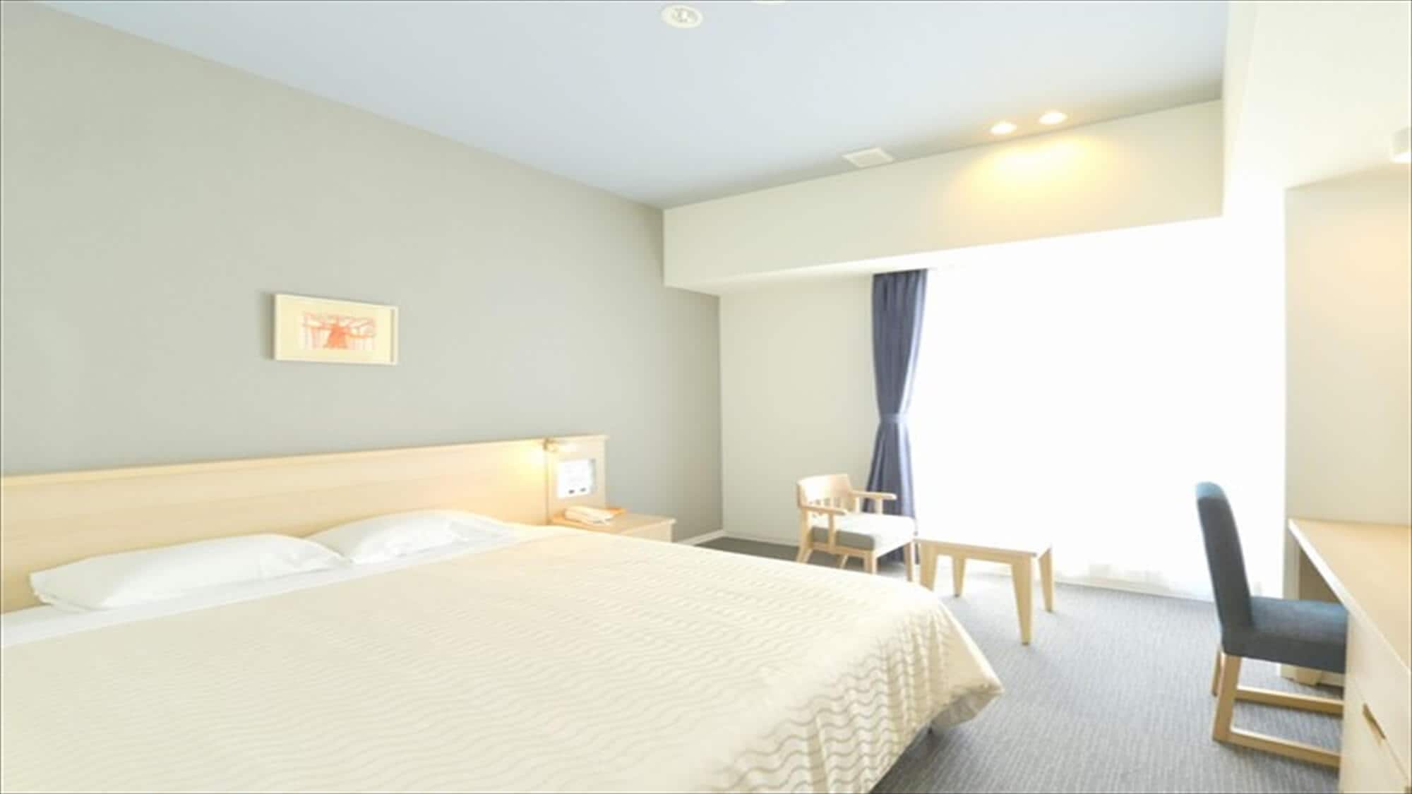 [Double room] Please spend a relaxing time in a spacious bed