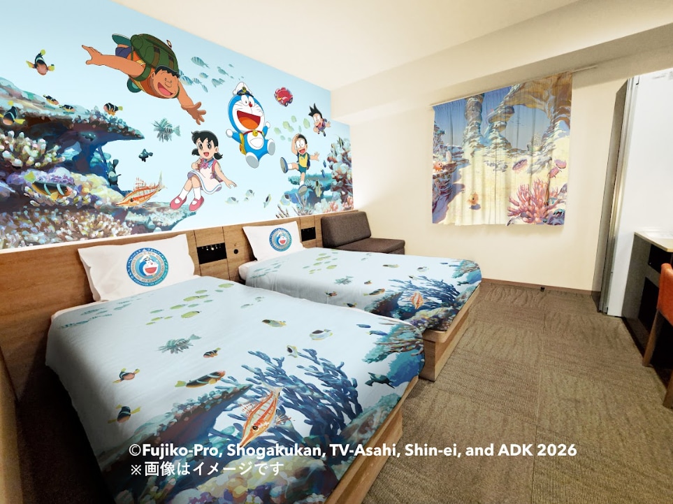 在這裡，您可以體驗哆啦A夢和他的朋友們在電影中的水下冒險！