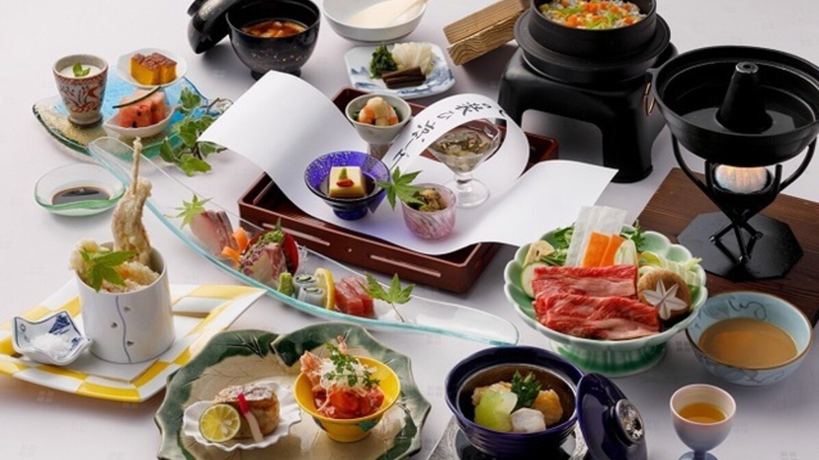[Image of a standard summer kaiseki meal] Packed with the best of Nagato's seasonal produce! Special gourmet food!