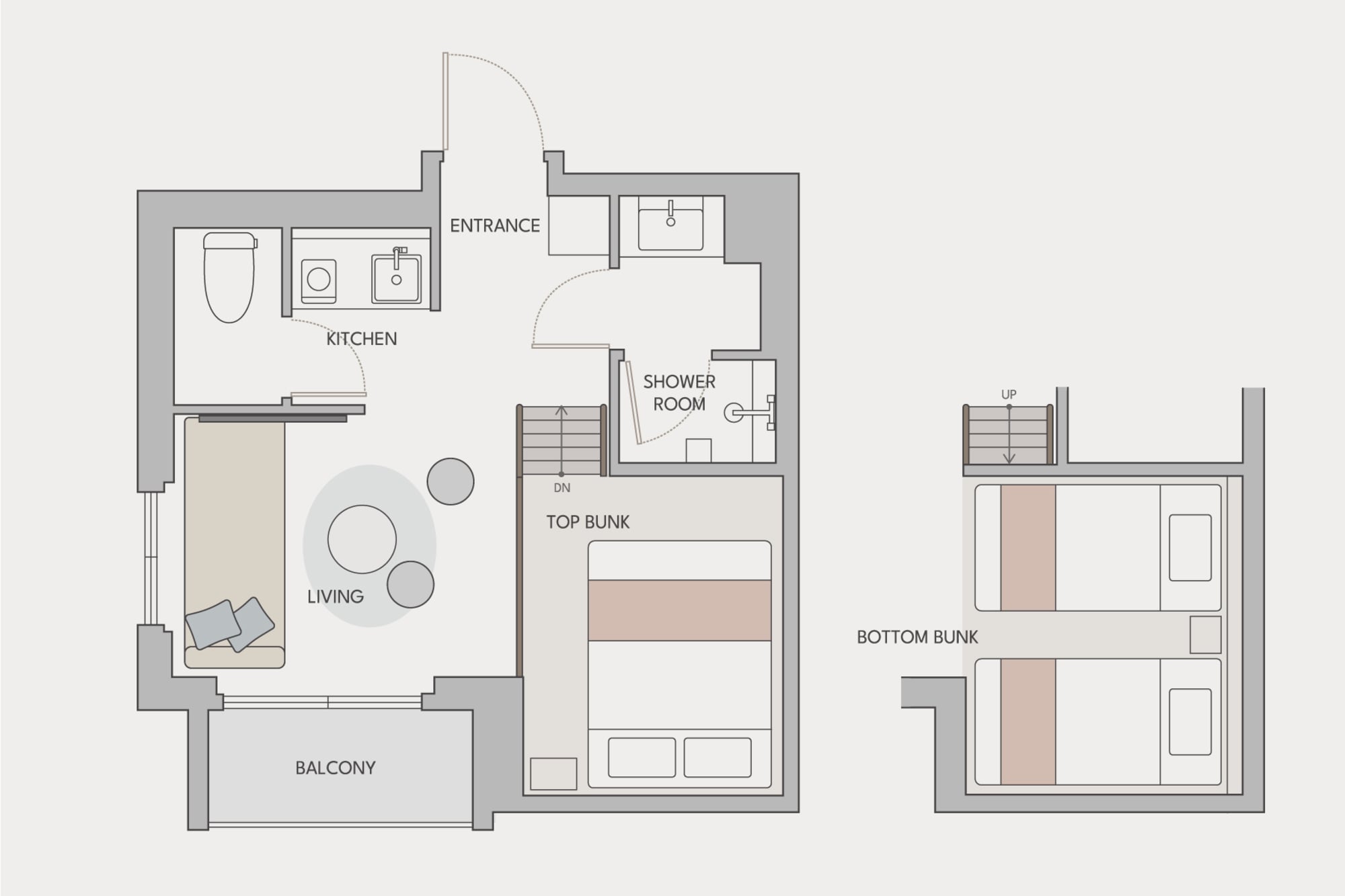 Three Bed Bunk Room