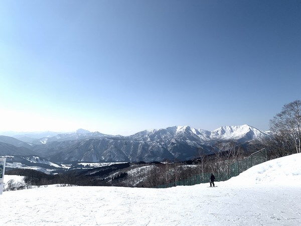 View from the summit of Wing Hills in winter